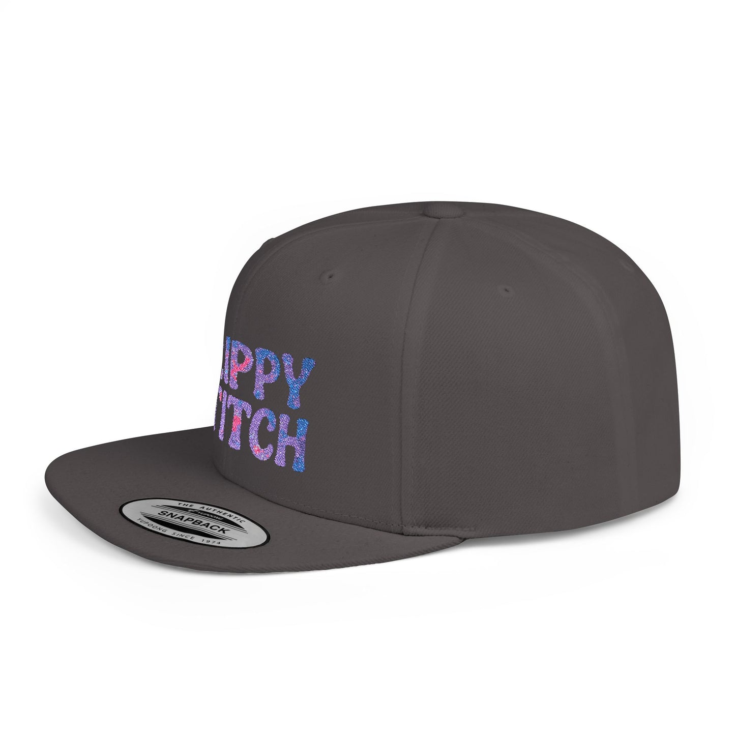 Trippy Stitch Cosmic⭐Flat Bill Snapback Hat
