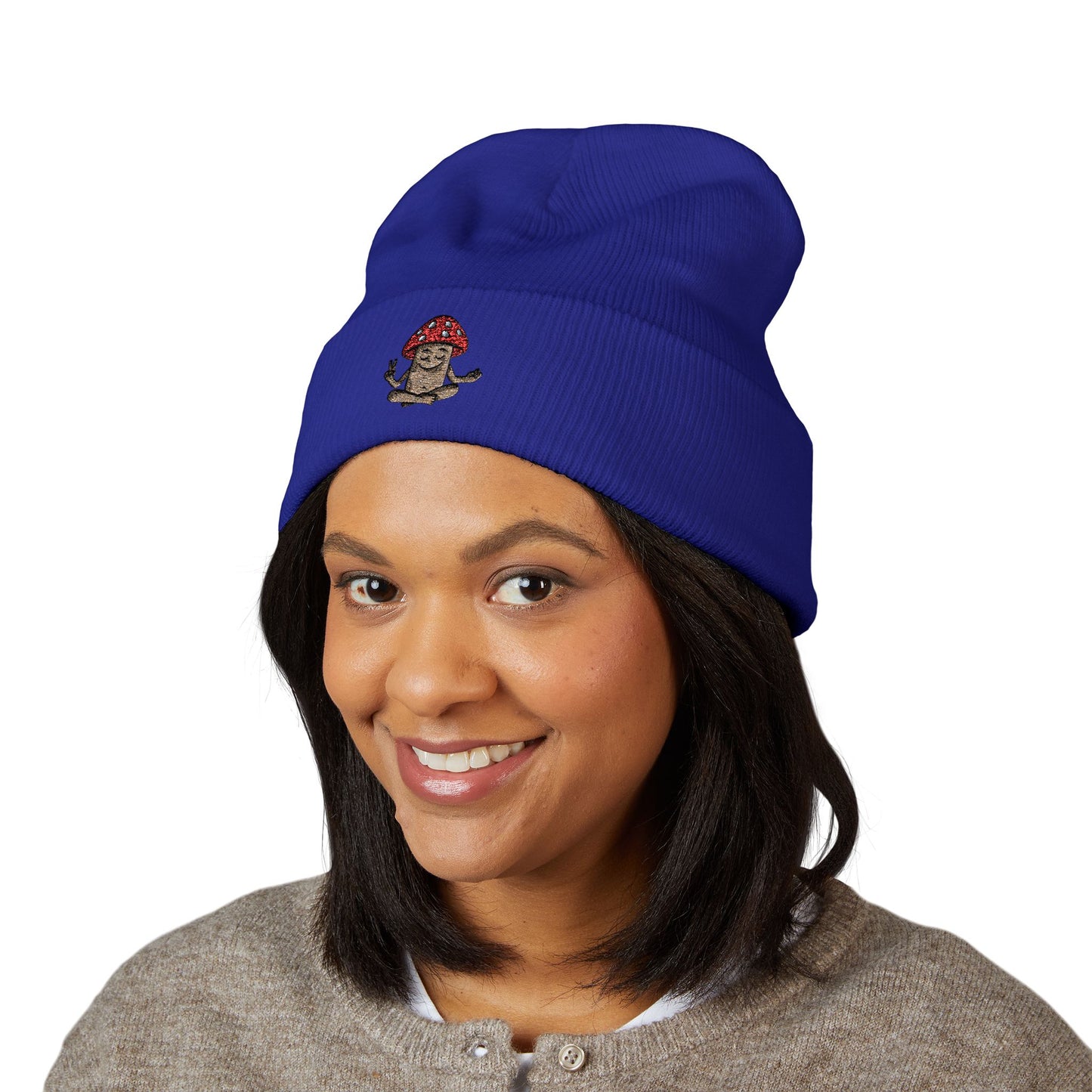 Mani the Mushroom π Cuffed Beanie