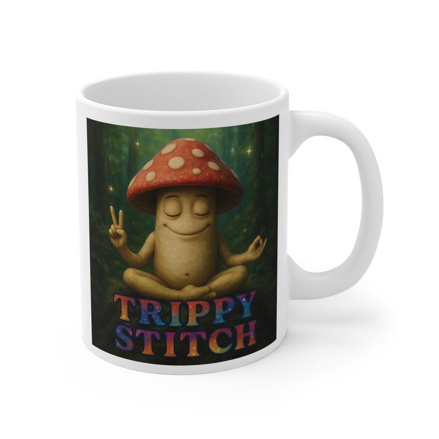 Be The Vibe with Mani the Mushroom Coffee Mug