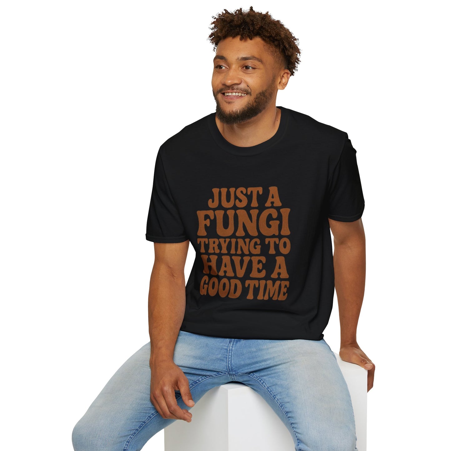 FUNGI🍄-T-Shirt for Fungi Lovers, Quirky Gift, Festival Wear, Casual Style, Nature Theme