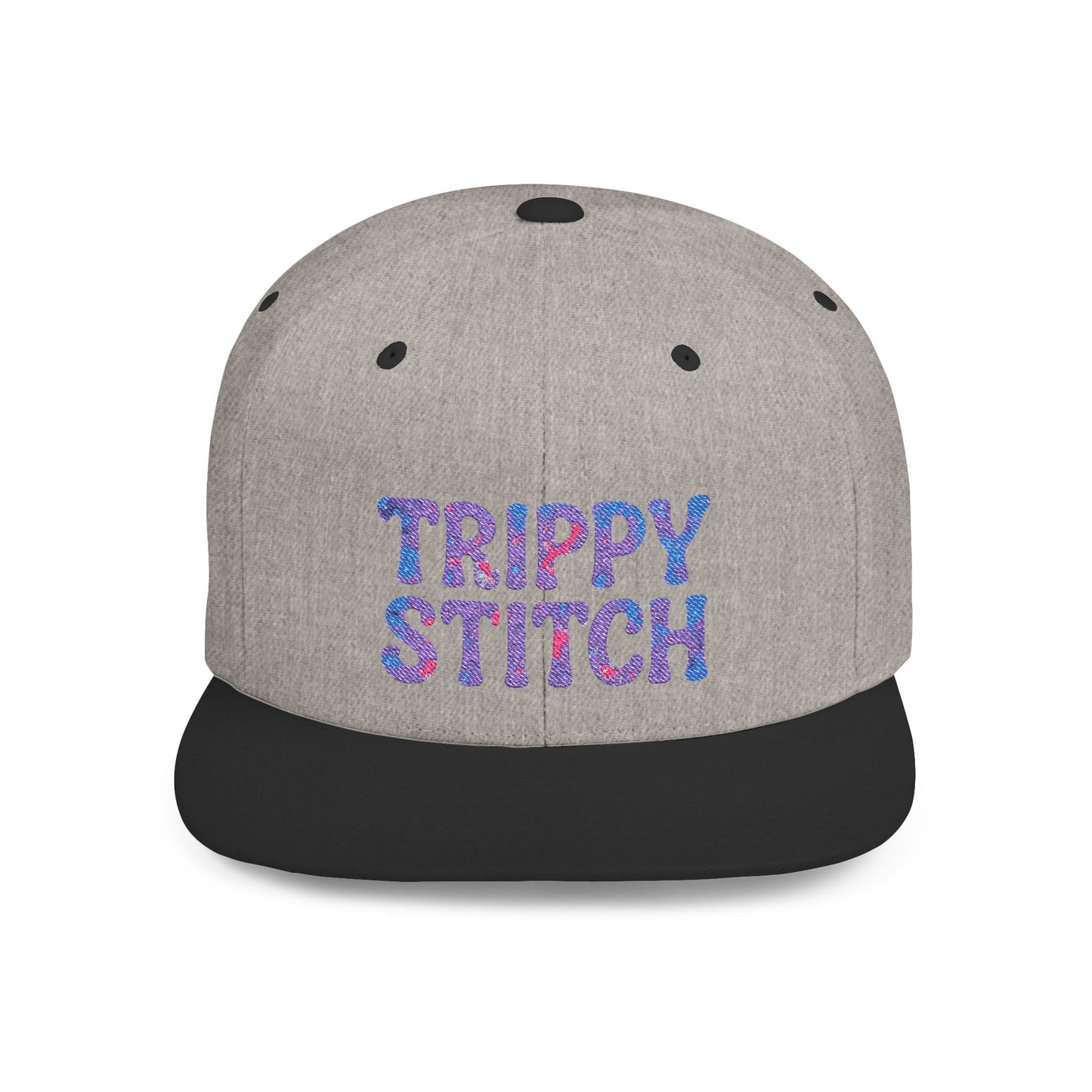 Trippy Stitch Cosmic⭐Flat Bill Snapback Hat