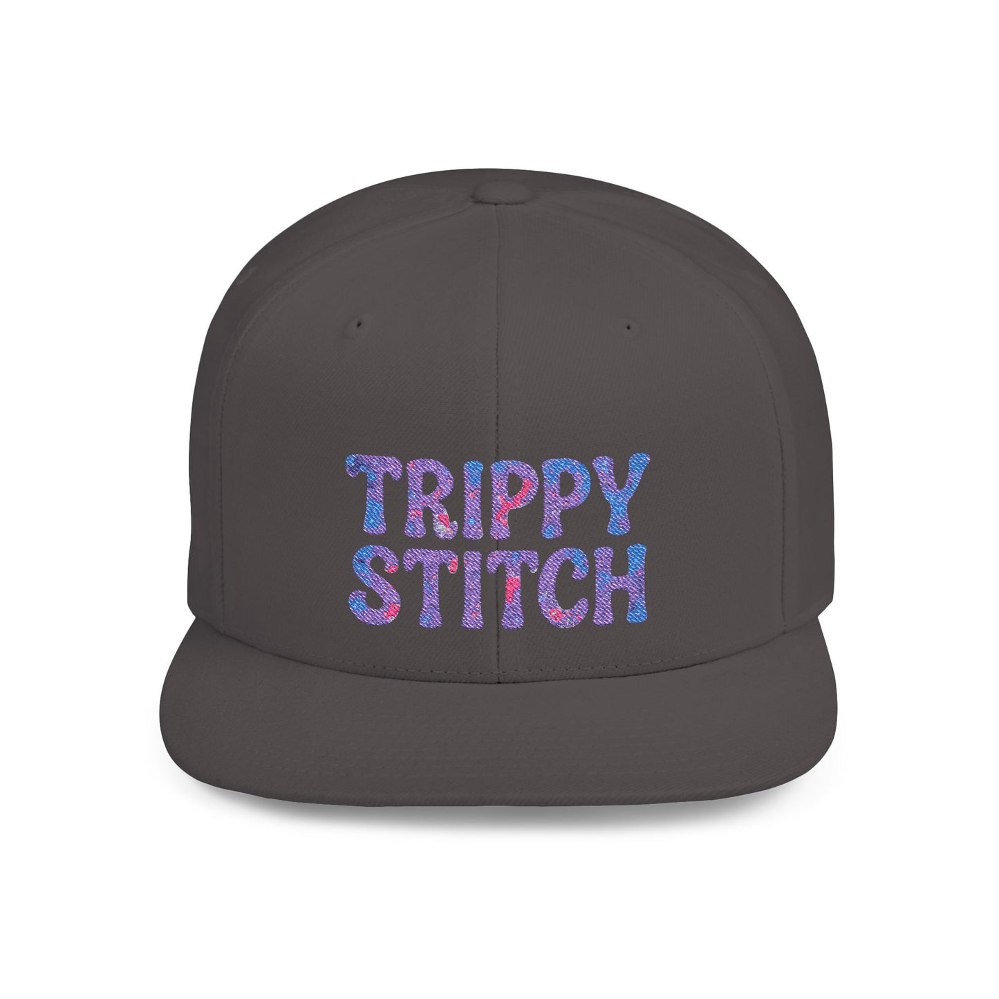 Trippy Stitch Cosmic⭐Flat Bill Snapback Hat
