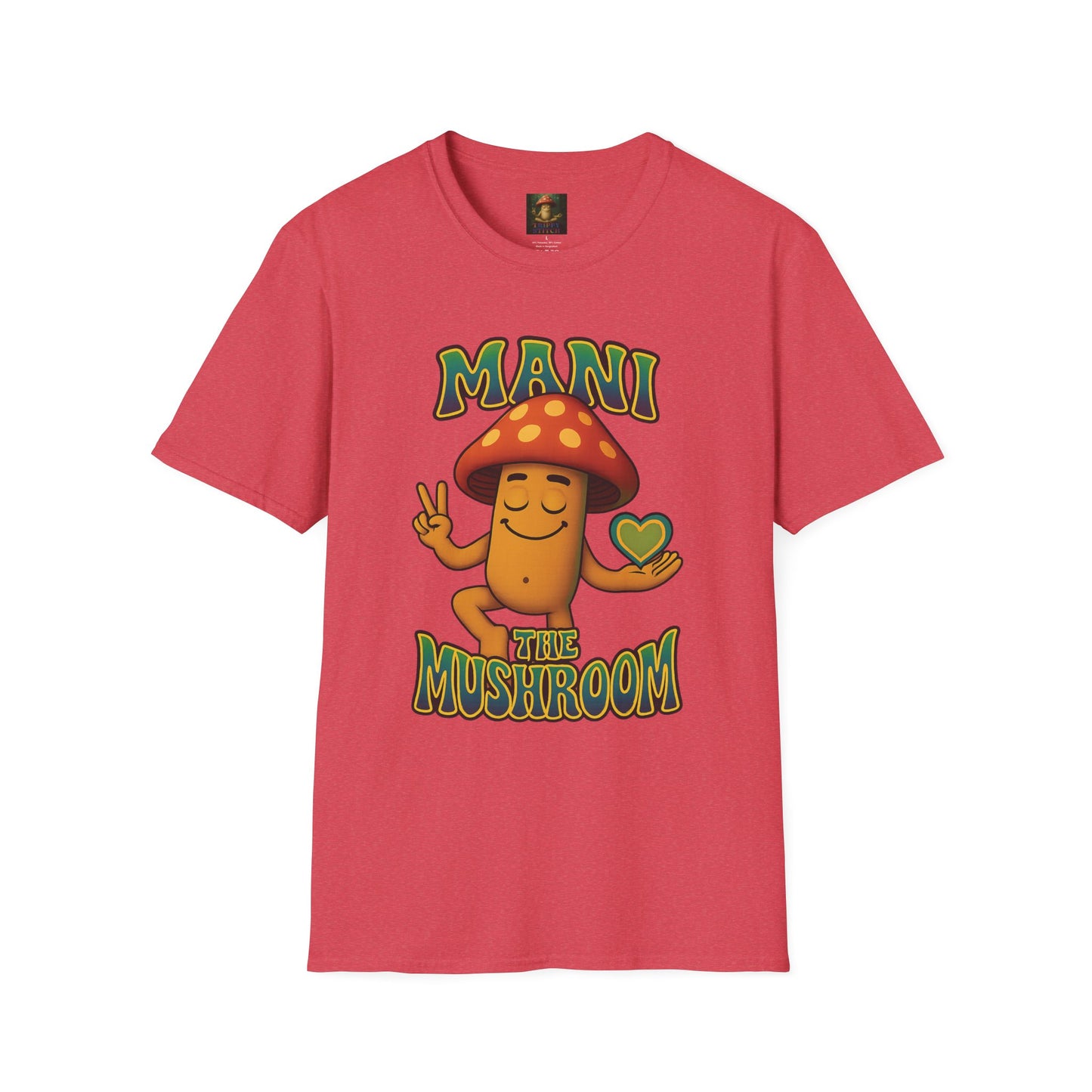 Mani the Mushroom Peace Love & Unity