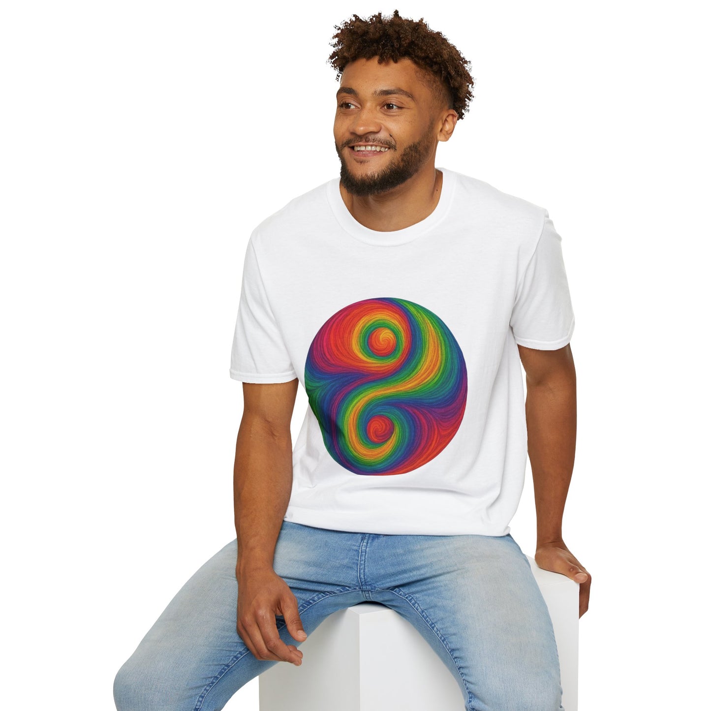 Trippy Stitch Yin Yang T-Shirt ☯️