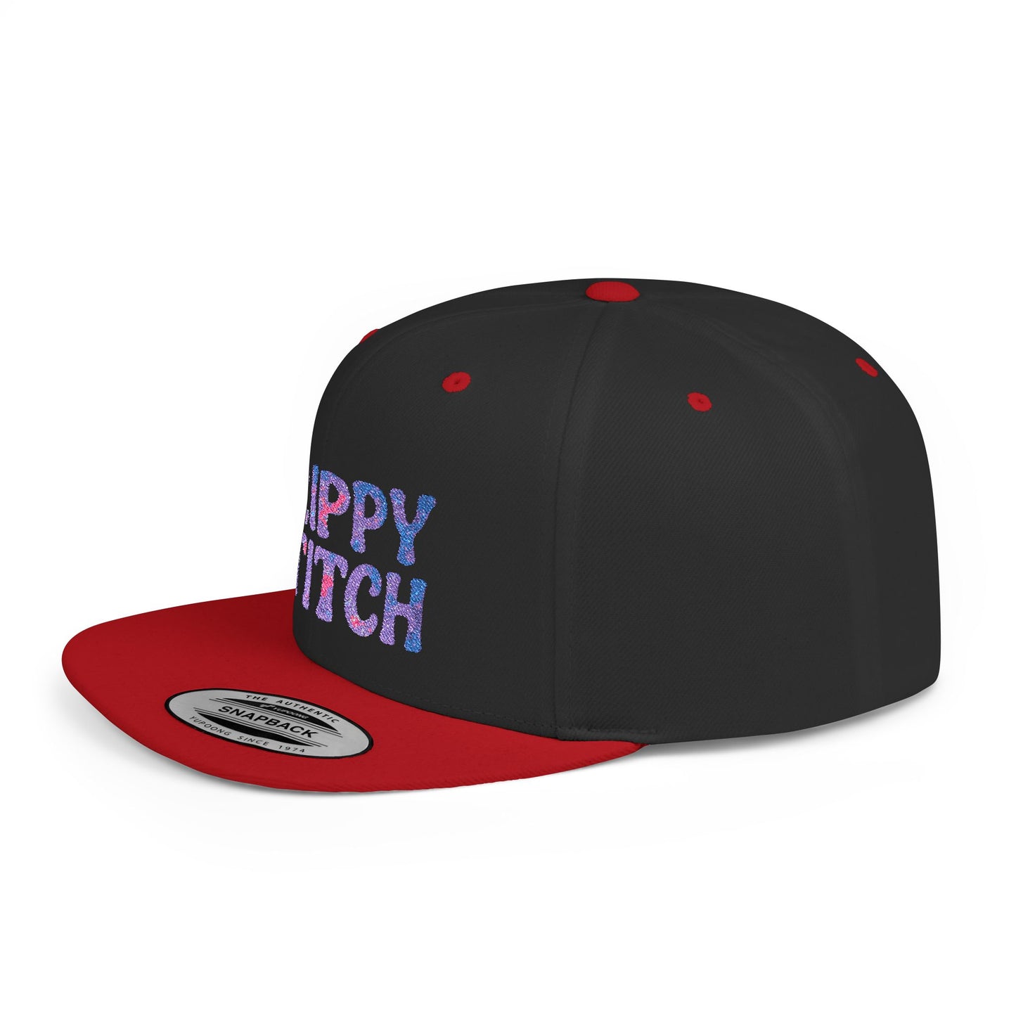 Trippy Stitch Cosmic⭐Flat Bill Snapback Hat