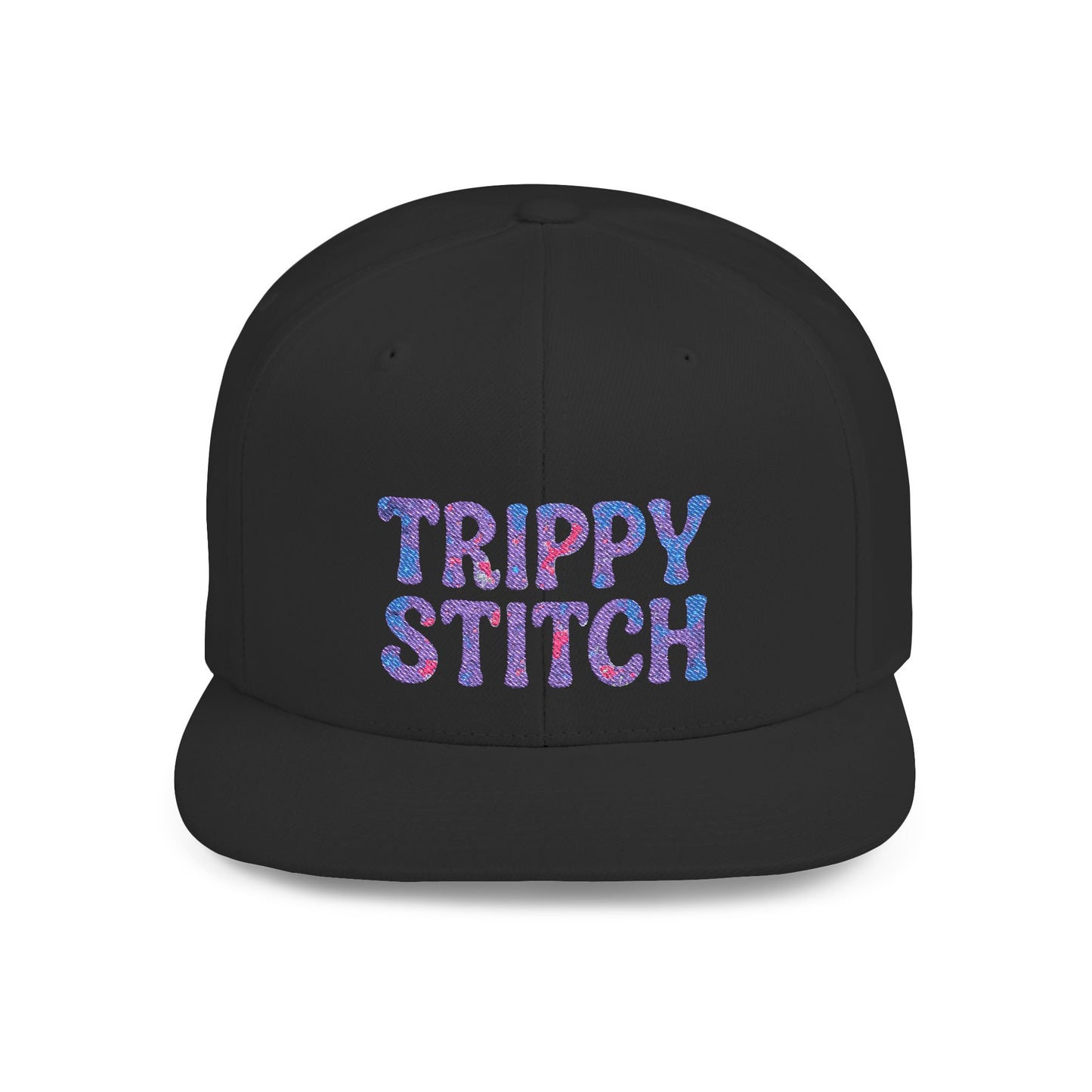 Trippy Stitch Cosmic⭐Flat Bill Snapback Hat