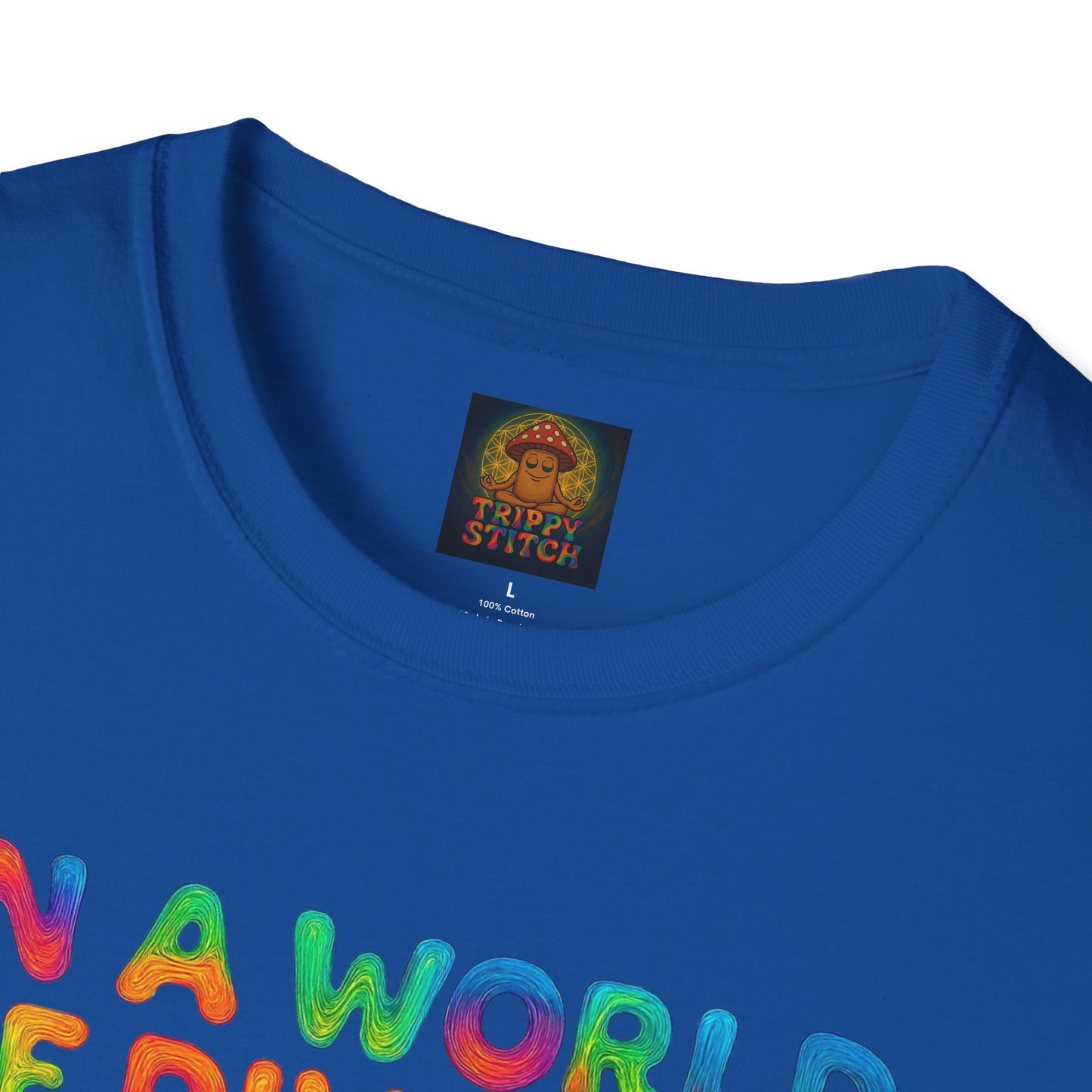 UNITY T-Shirt | Positive Quote Tee | Unisex Softstyle UNITY Trippy Stitch Design
