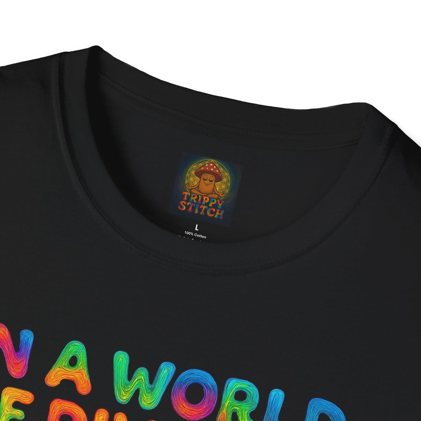 UNITY T-Shirt | Positive Quote Tee | Unisex Softstyle UNITY Trippy Stitch Design