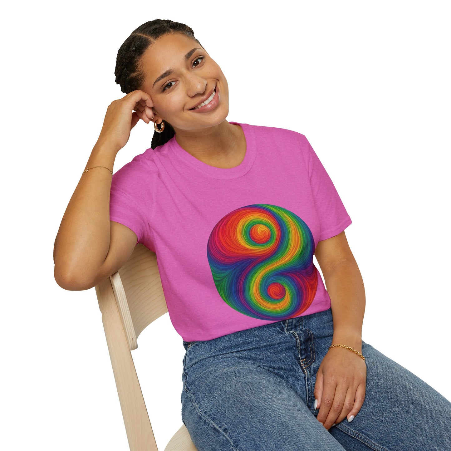 Trippy Stitch Yin Yang T-Shirt ☯️