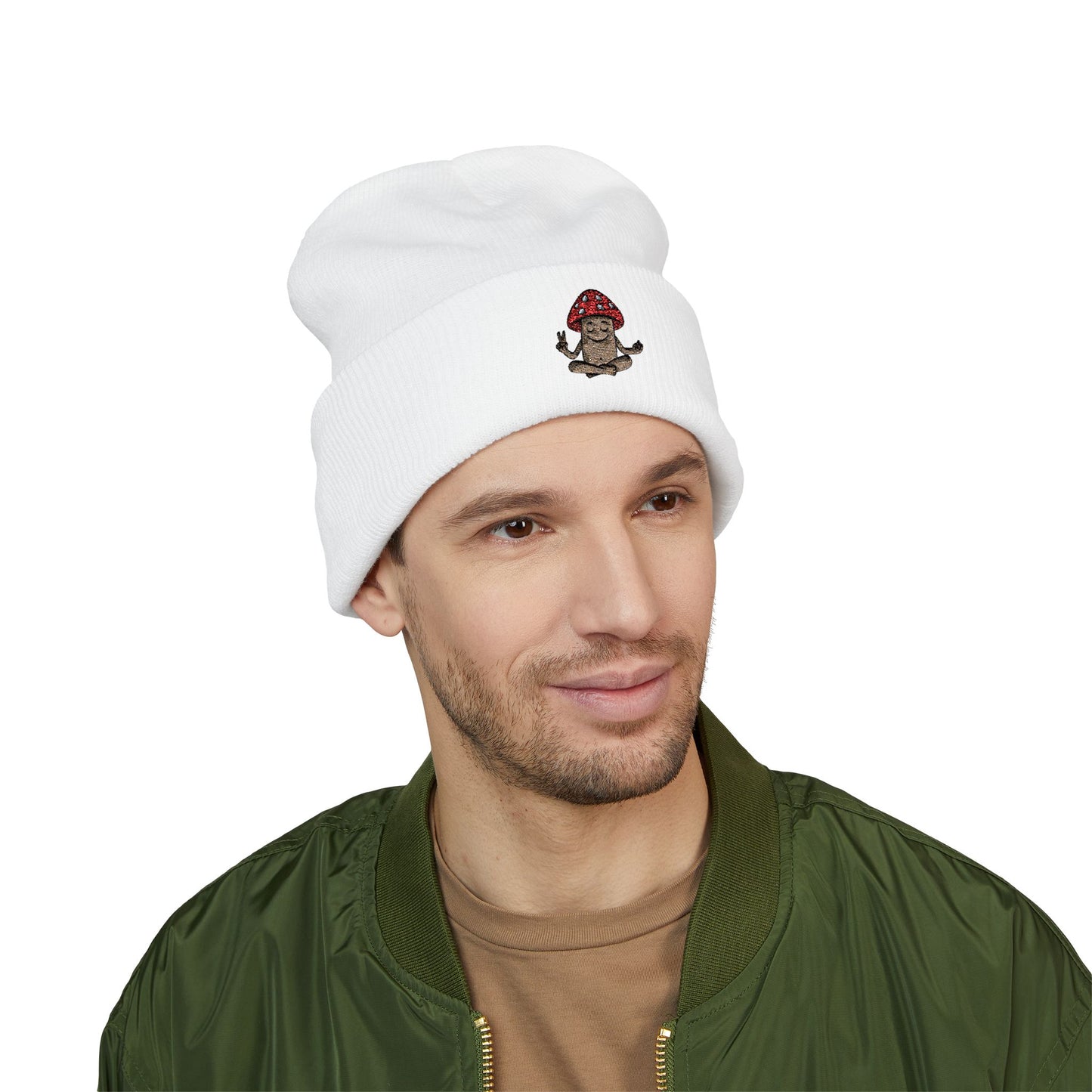 Mani the Mushroom π Cuffed Beanie