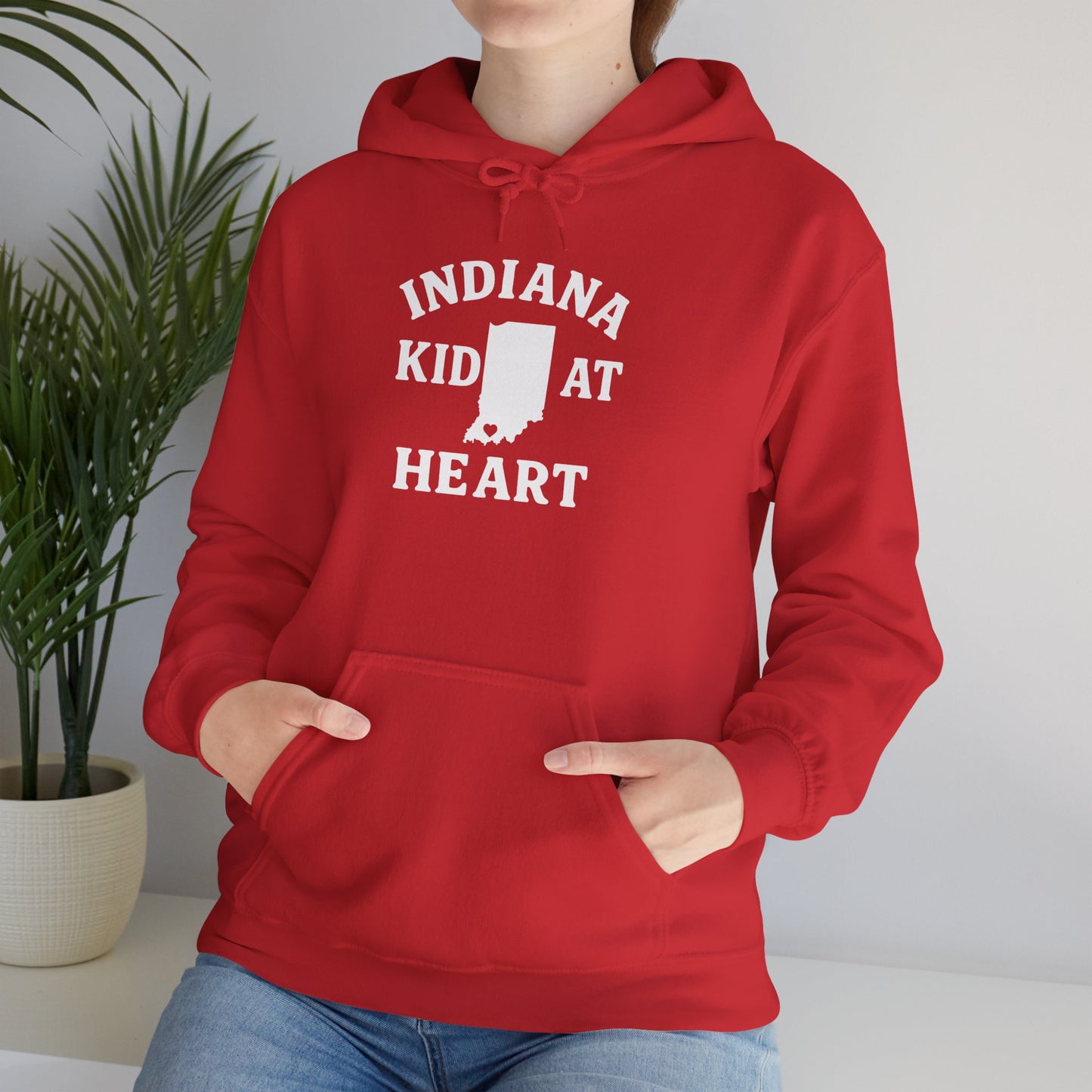 Indiana Kid at Heart Hoodie ❤️Born and raised