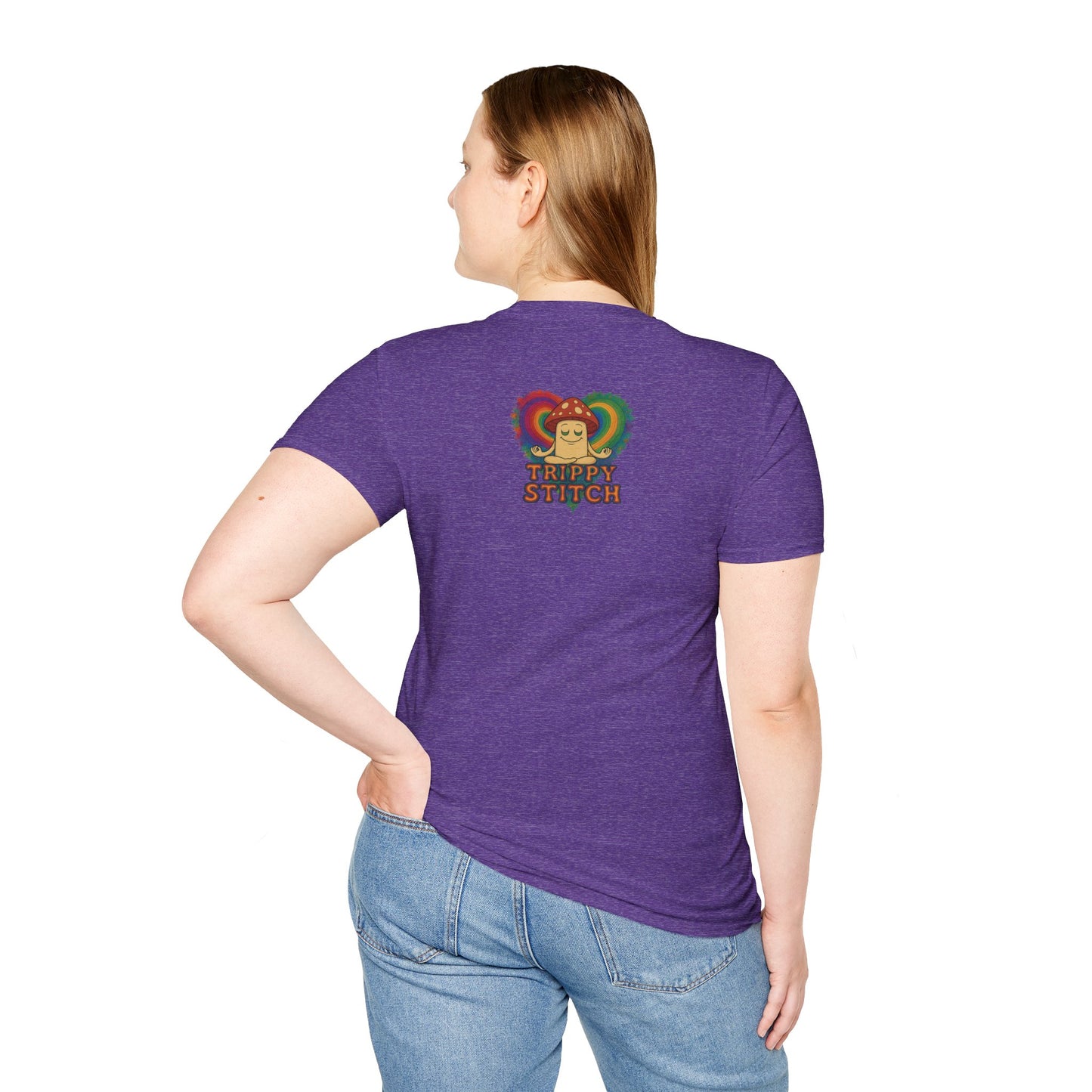 Kindness 💚❤️💙Softstyle T-Shirt, Colorful Graphic Tee, Positive Vibes Shirt, Cute Gift for Friends, Uplifting Fashion Statement