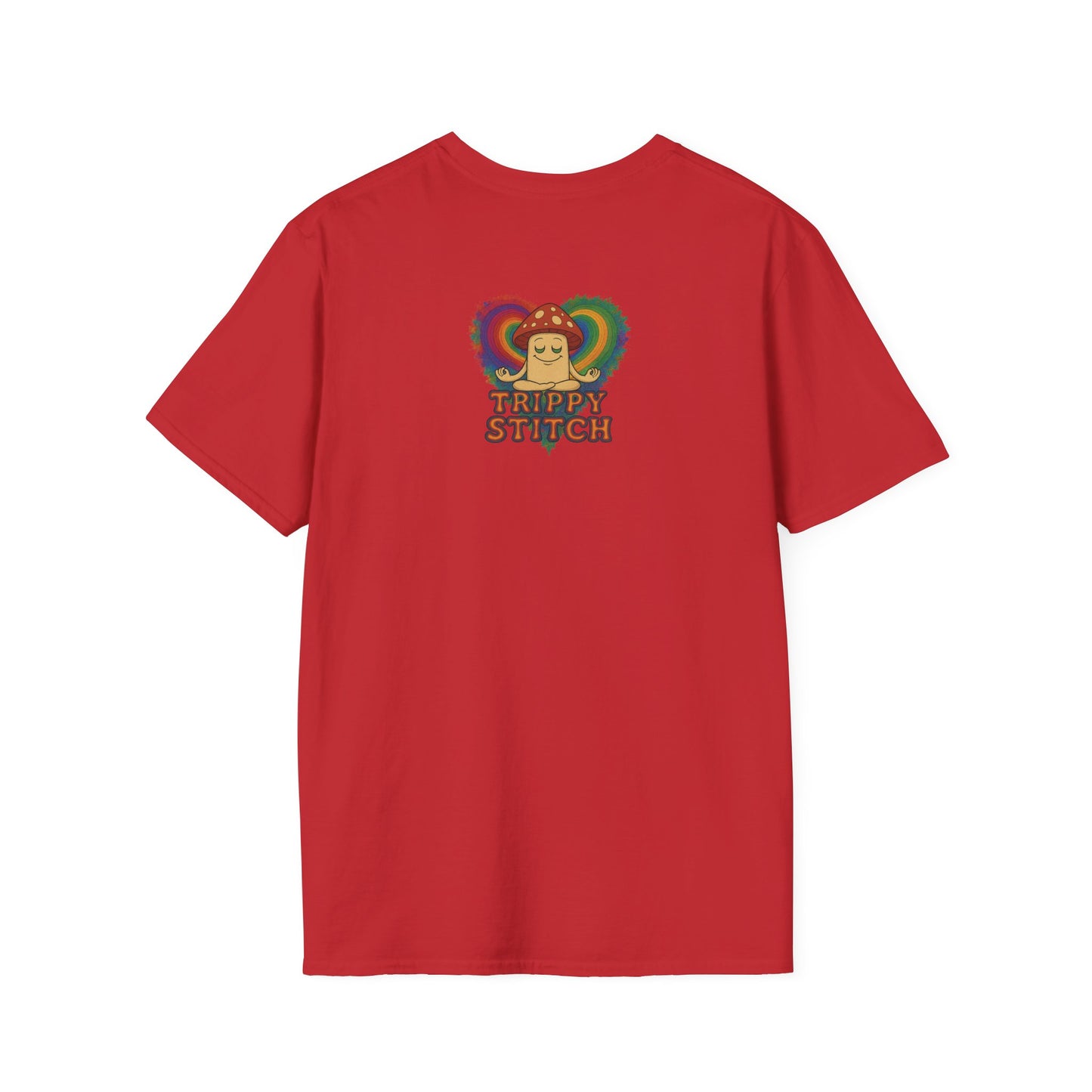 Kindness 💚❤️💙Softstyle T-Shirt, Colorful Graphic Tee, Positive Vibes Shirt, Cute Gift for Friends, Uplifting Fashion Statement