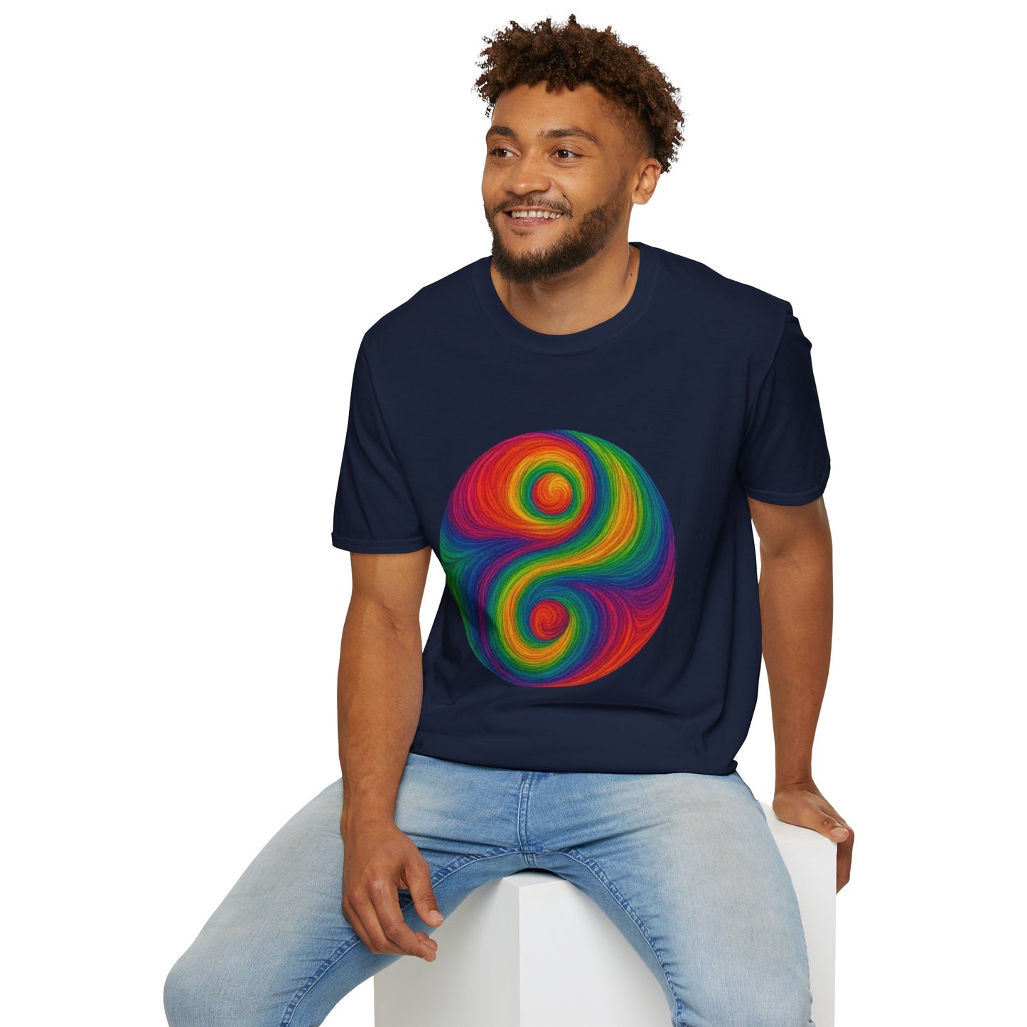 Trippy Stitch Yin Yang T-Shirt ☯️
