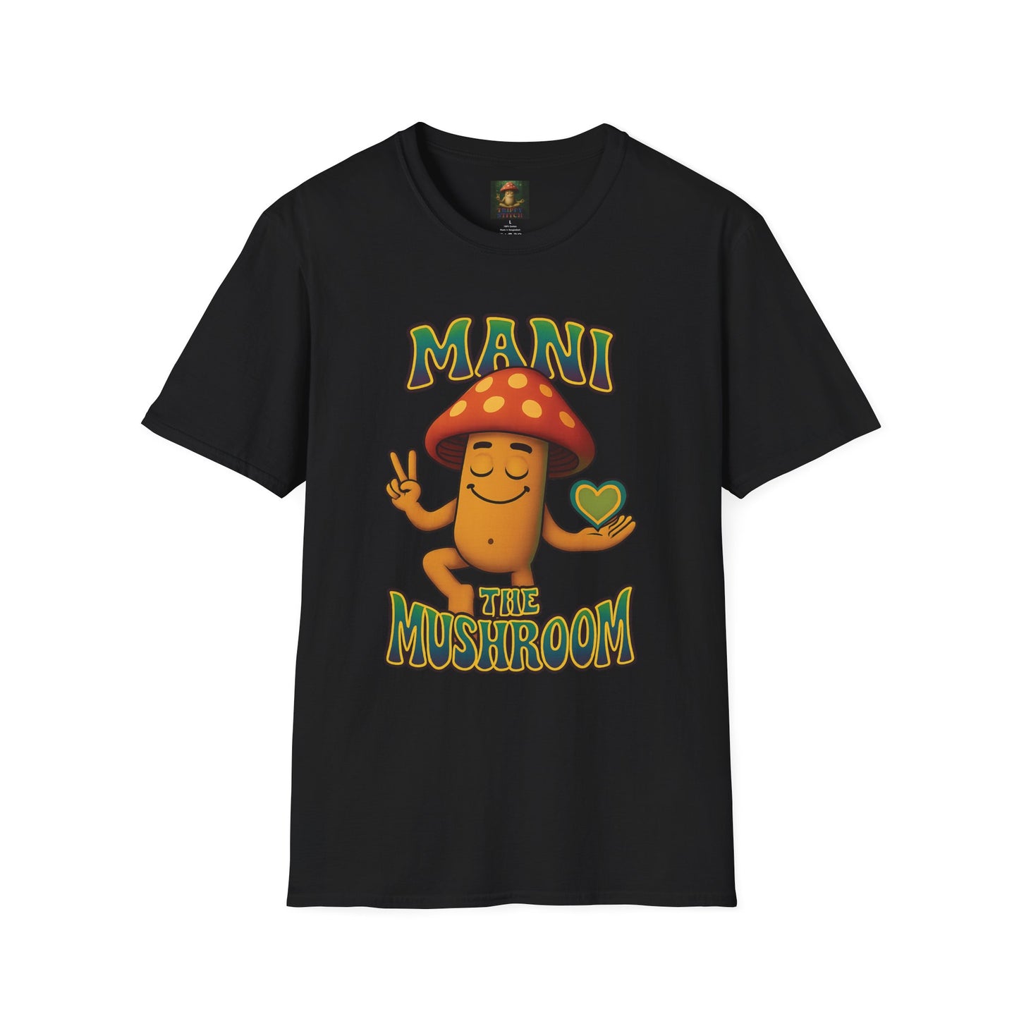 Mani the Mushroom Peace Love & Unity