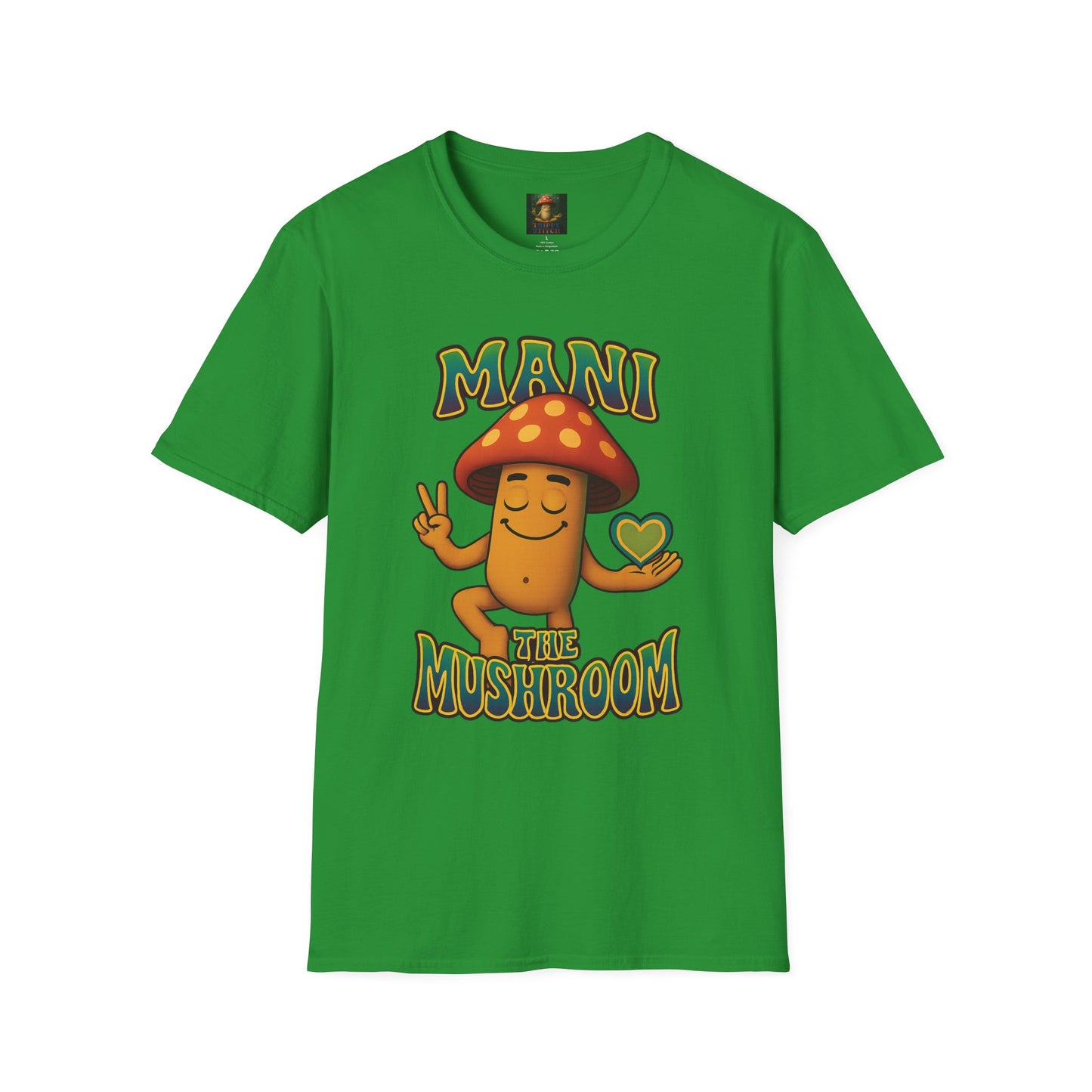 Mani the Mushroom Peace Love & Unity