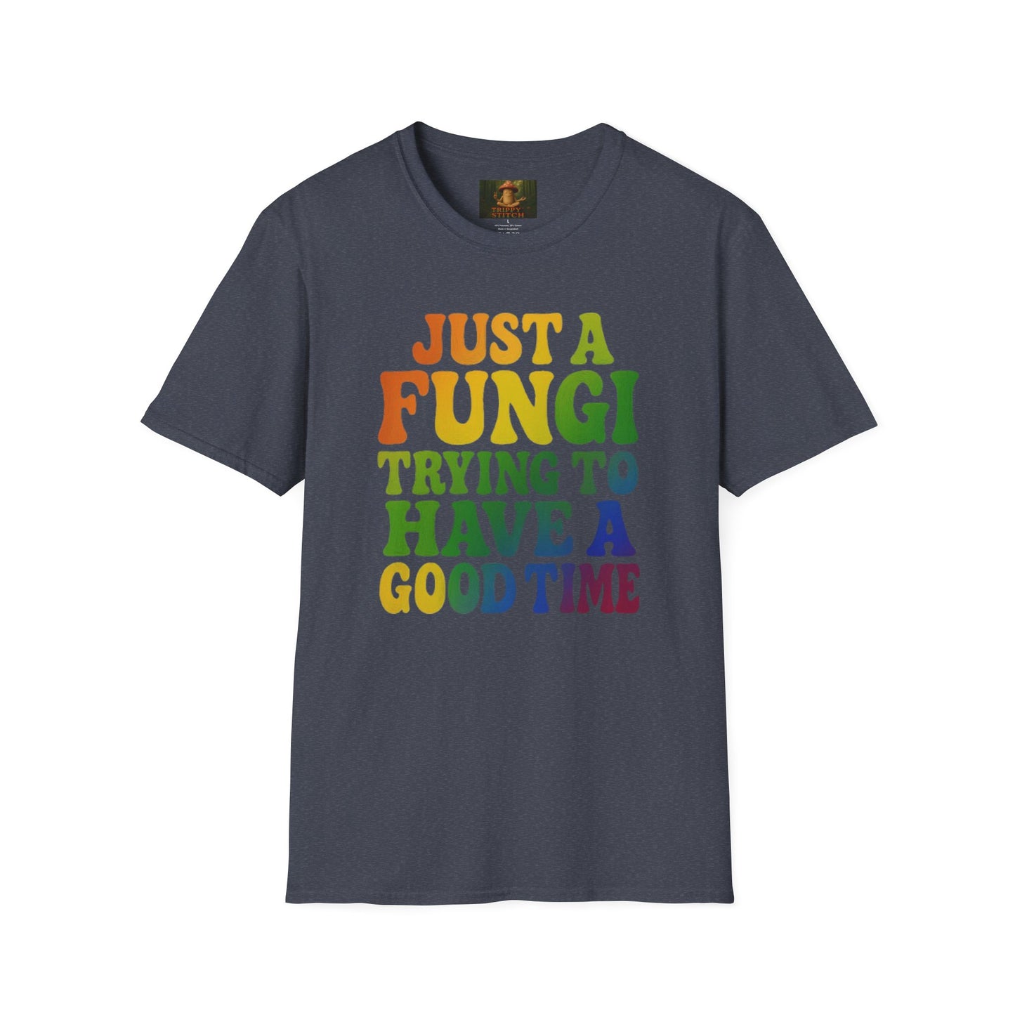 FUNGI🍄-T-Shirt for Fungi Lovers, Quirky Gift, Festival Wear, Casual Style, Nature Theme