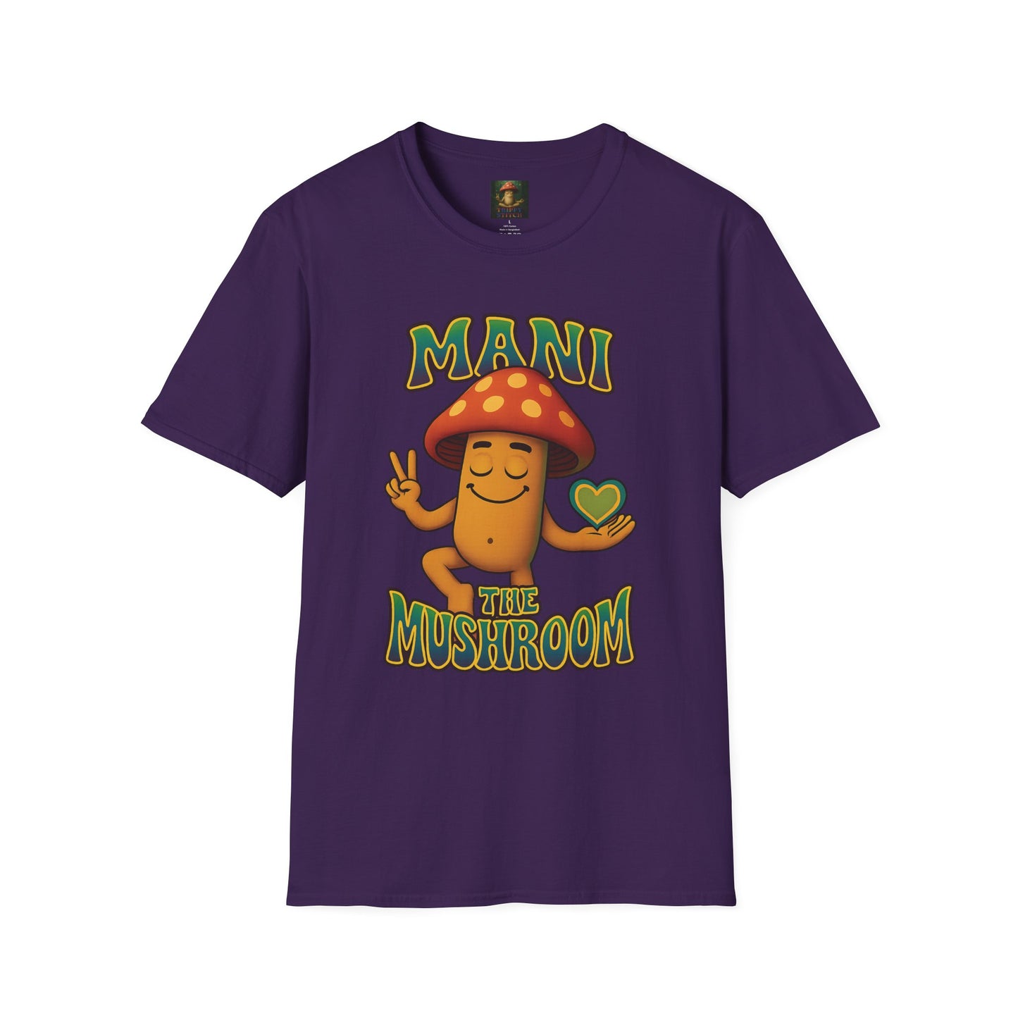 Mani the Mushroom Peace Love & Unity