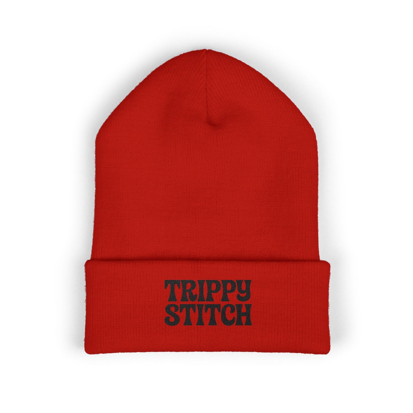 Trippy Stitch Beanie - Classic Cuffed Hat for Style, Winter, Gifts, Outdoor Activities, Streetwear