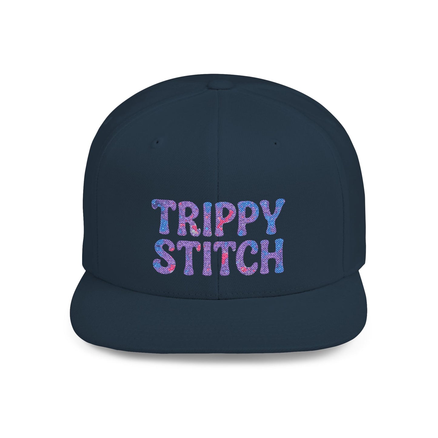 Trippy Stitch Cosmic⭐Flat Bill Snapback Hat