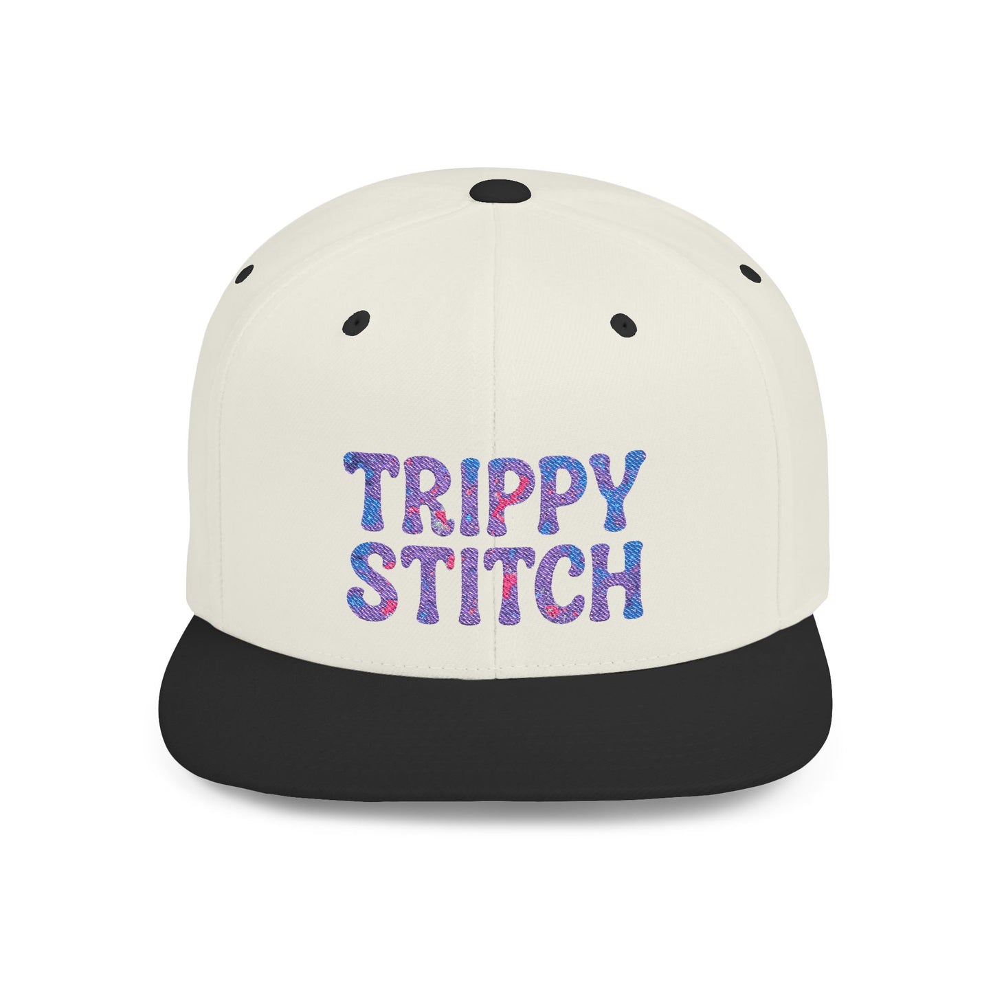 Trippy Stitch Cosmic⭐Flat Bill Snapback Hat