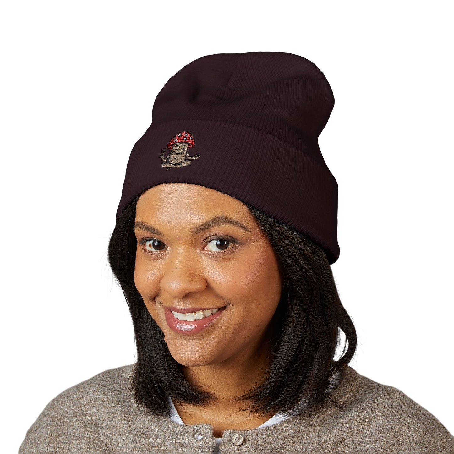 Mani the Mushroom π Cuffed Beanie