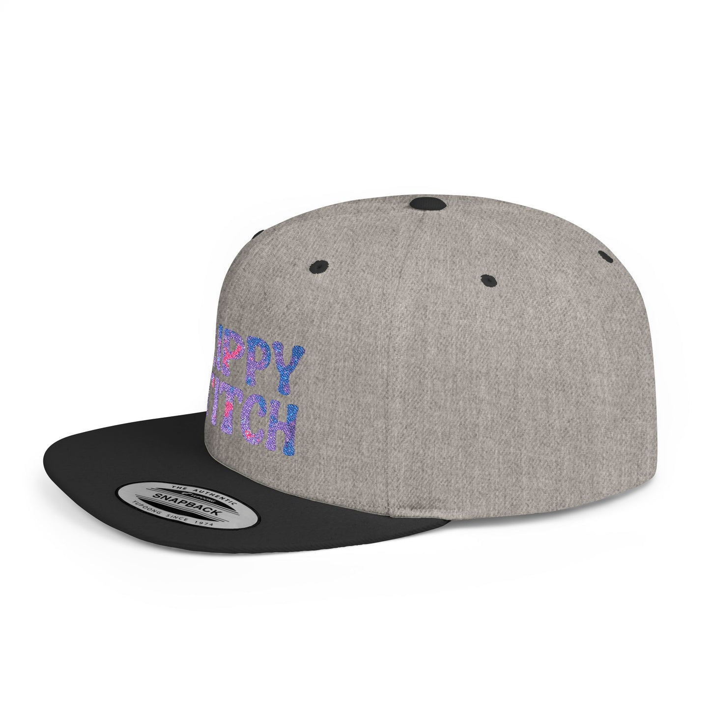 Trippy Stitch Cosmic⭐Flat Bill Snapback Hat