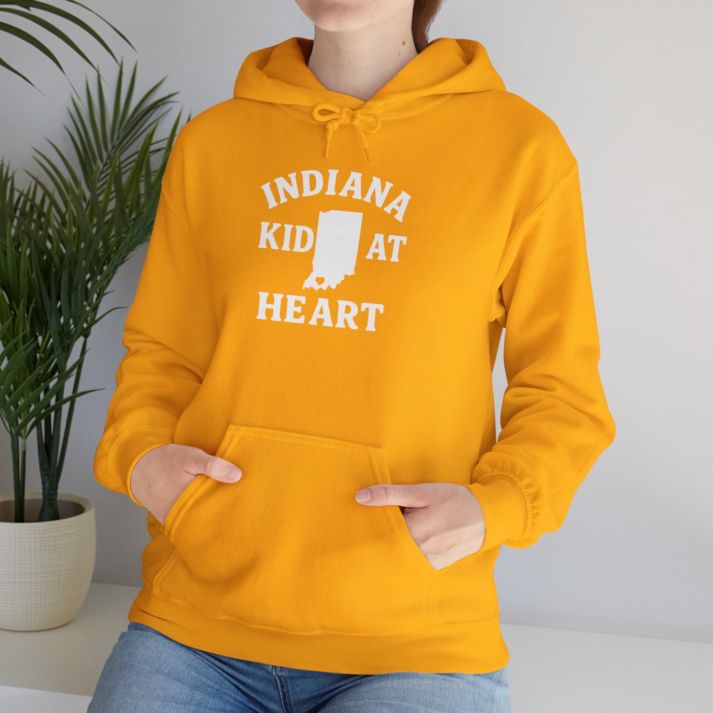 Indiana Kid at Heart Hoodie ❤️Born and raised
