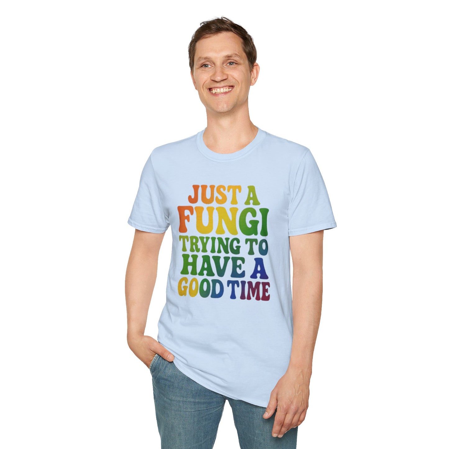 FUNGI🍄-T-Shirt for Fungi Lovers, Quirky Gift, Festival Wear, Casual Style, Nature Theme
