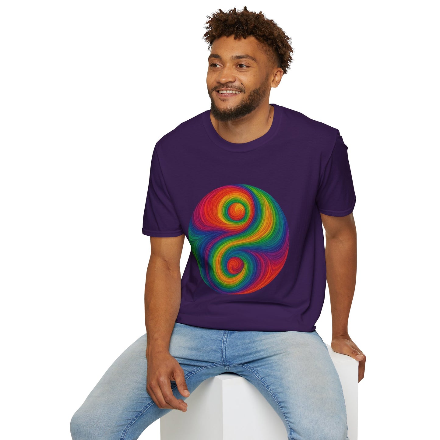Trippy Stitch Yin Yang T-Shirt ☯️