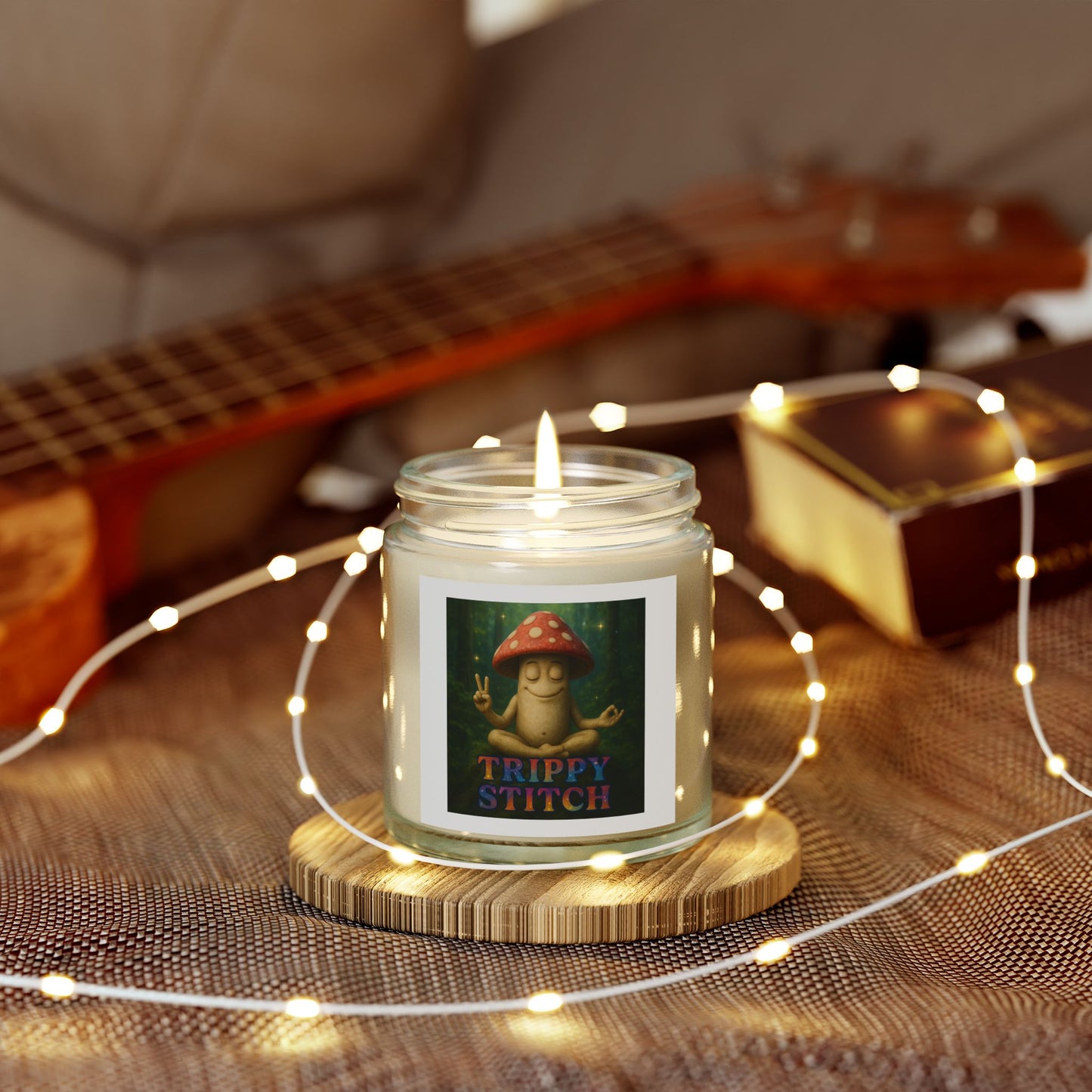 Mani the Mushroom-Whimsical Scented Candle