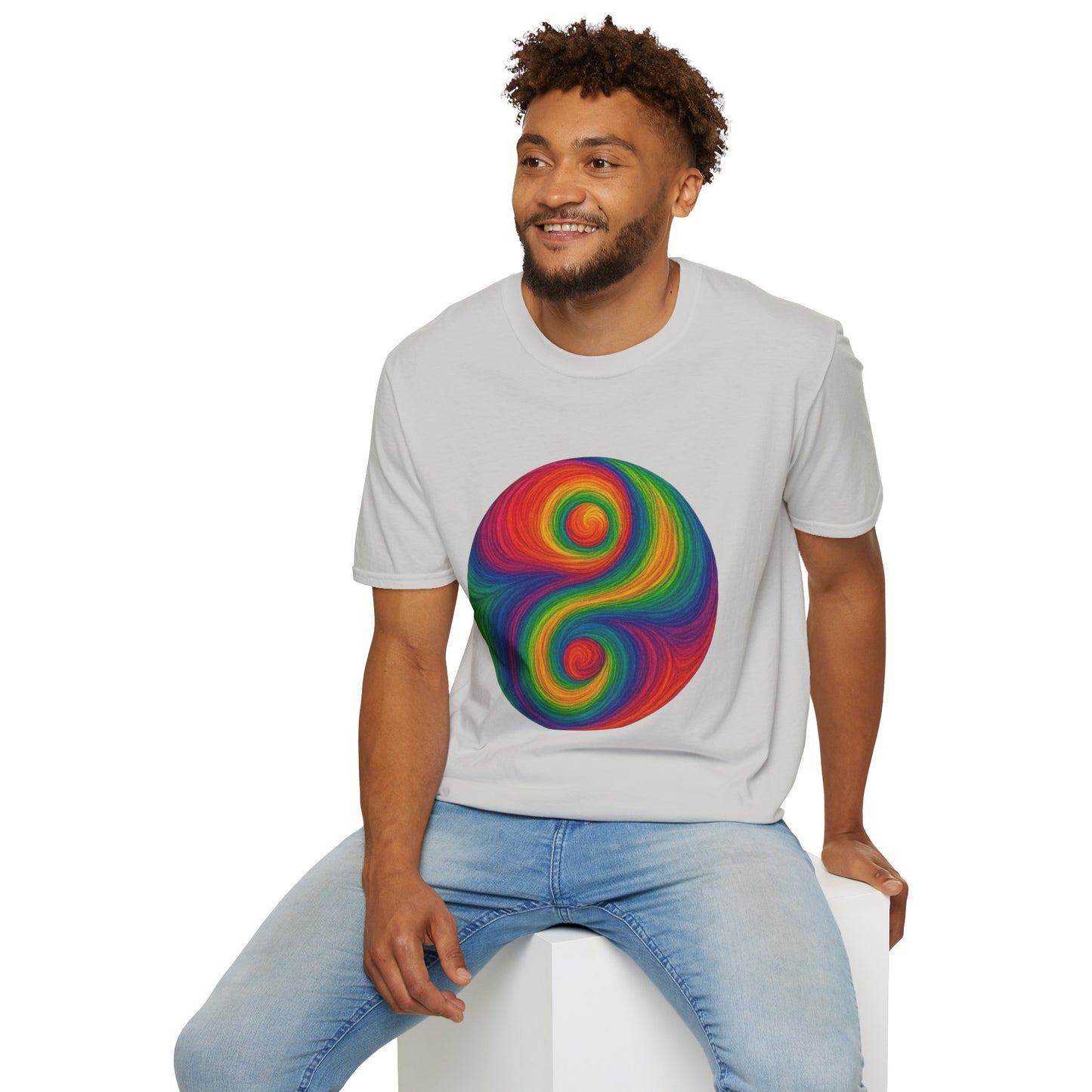 Trippy Stitch Yin Yang T-Shirt ☯️