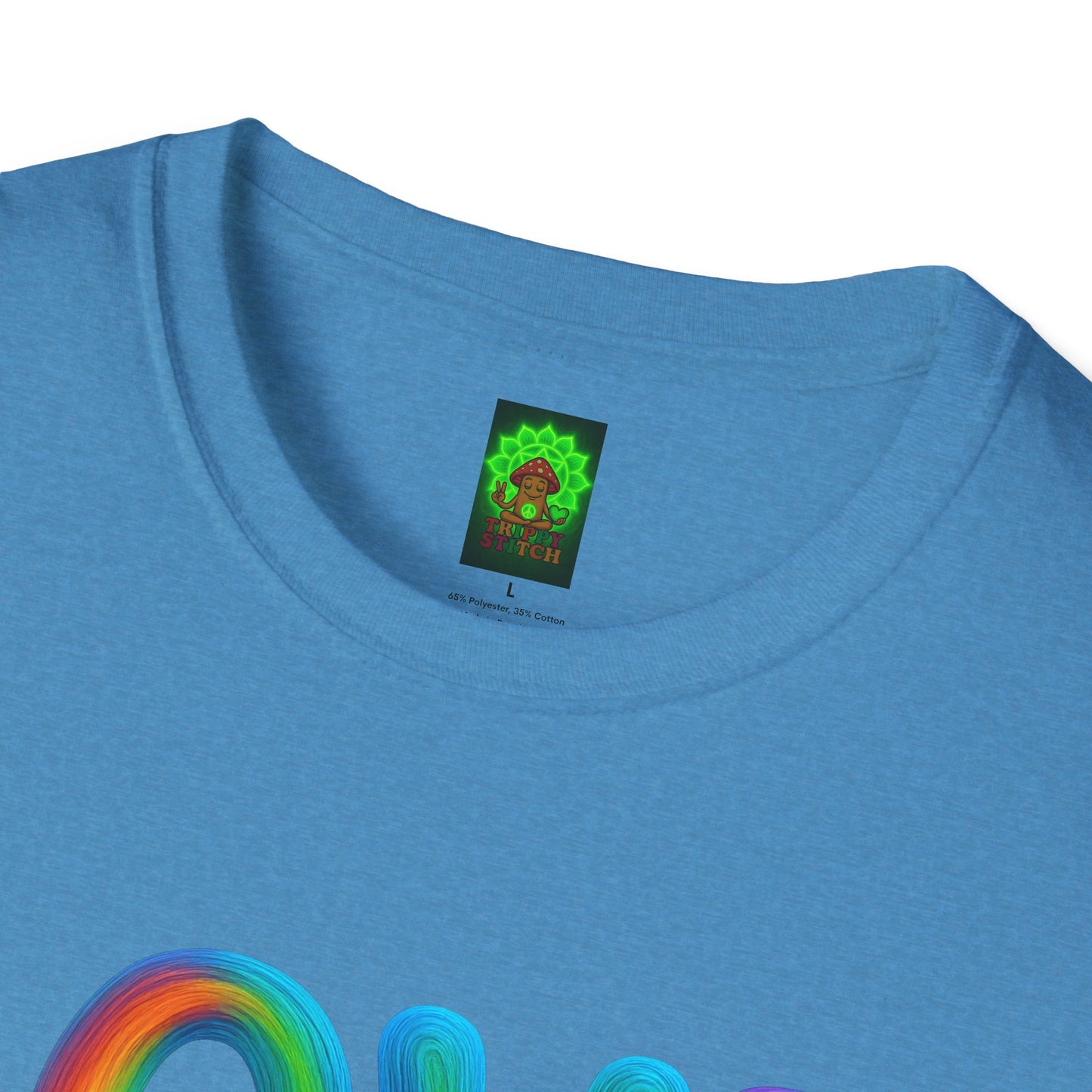 JEWELED LOVE & TRIPPY STITCH-Unisex T-Shirt for Fun & Casual Wear, Gift for Friends & Family, Birthday, Anniversaries
