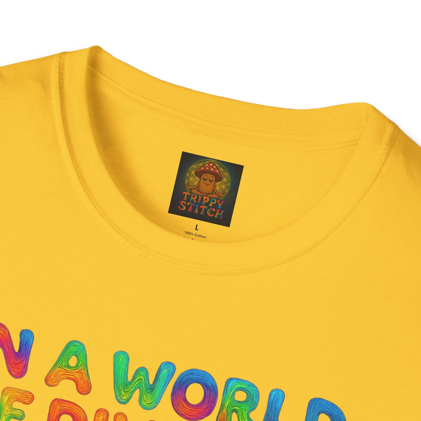 UNITY T-Shirt | Positive Quote Tee | Unisex Softstyle UNITY Trippy Stitch Design