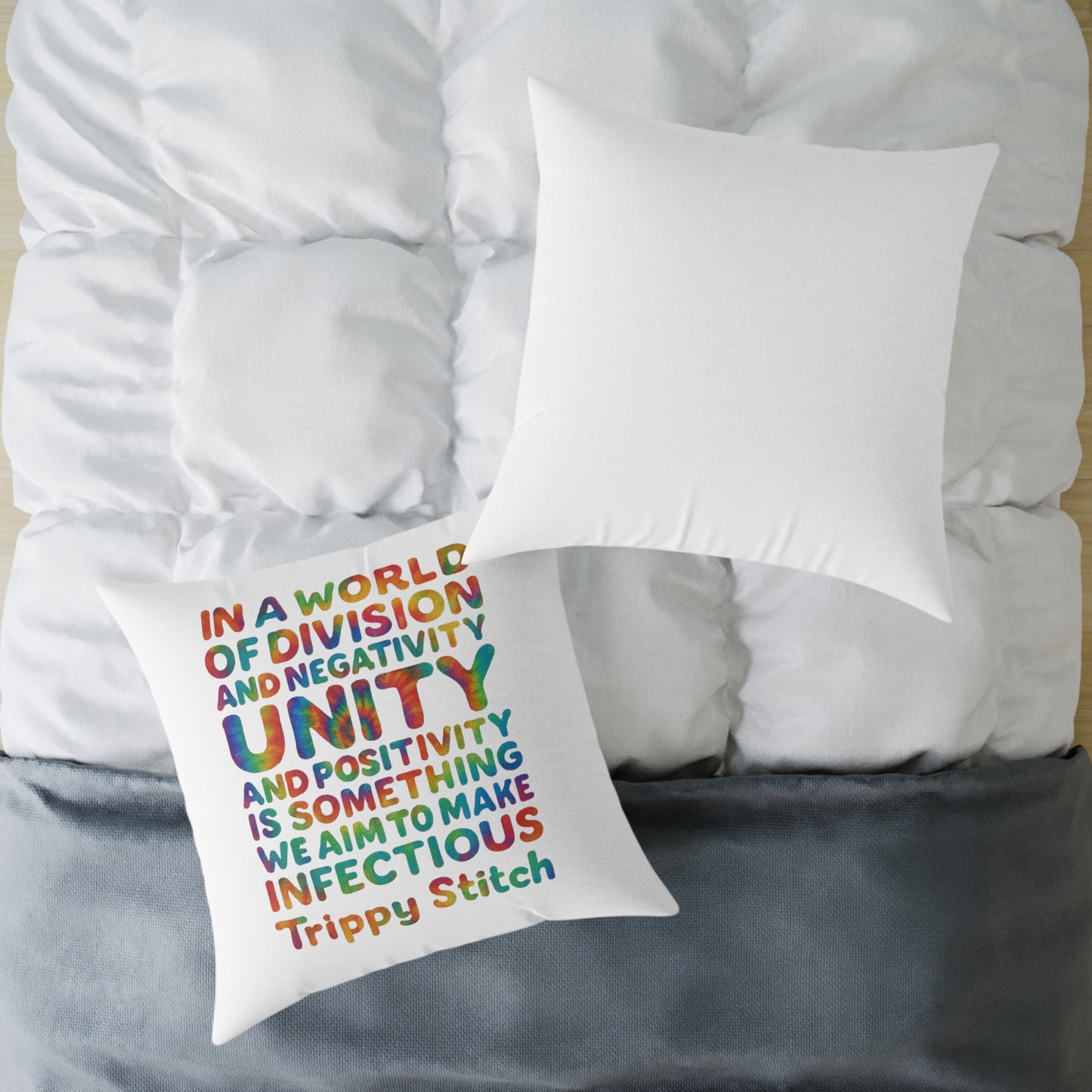 Unity Tie Dye Swirl Pillow