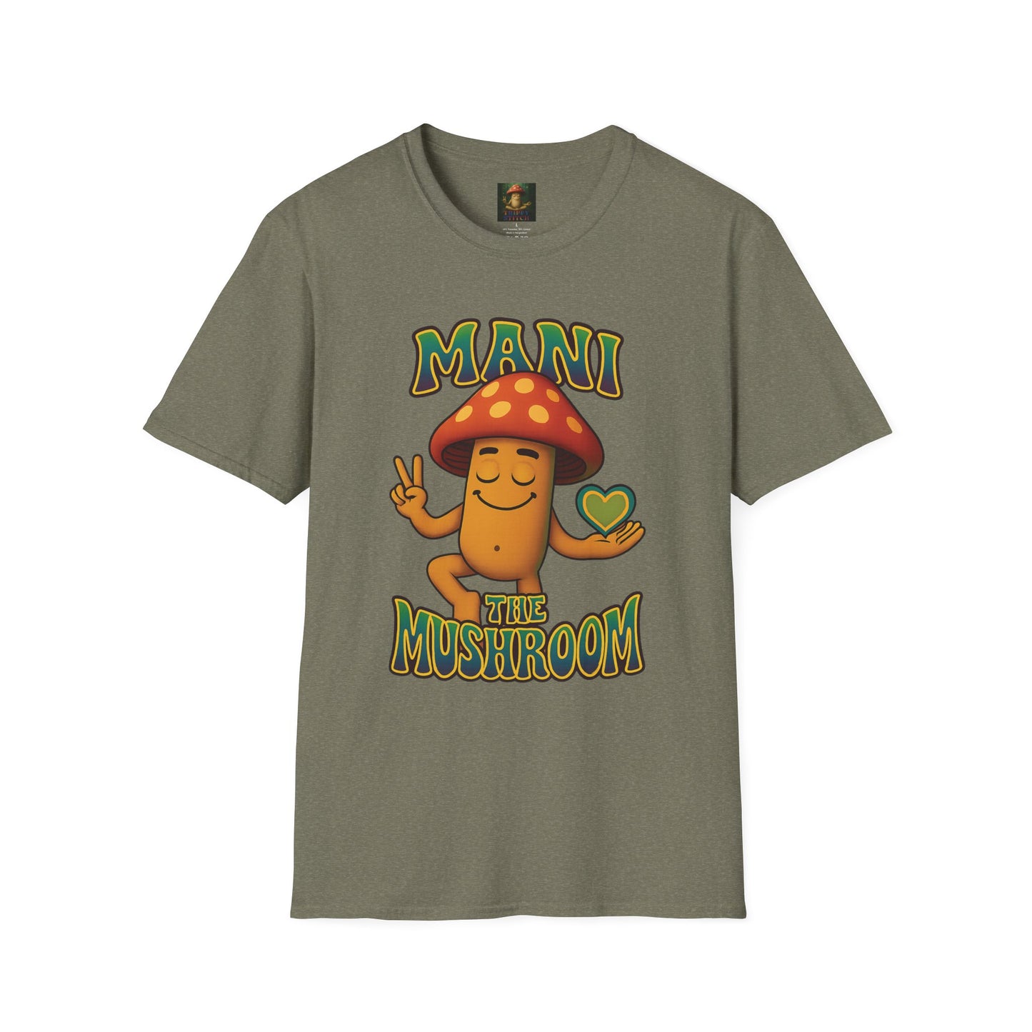 Mani the Mushroom Peace Love & Unity