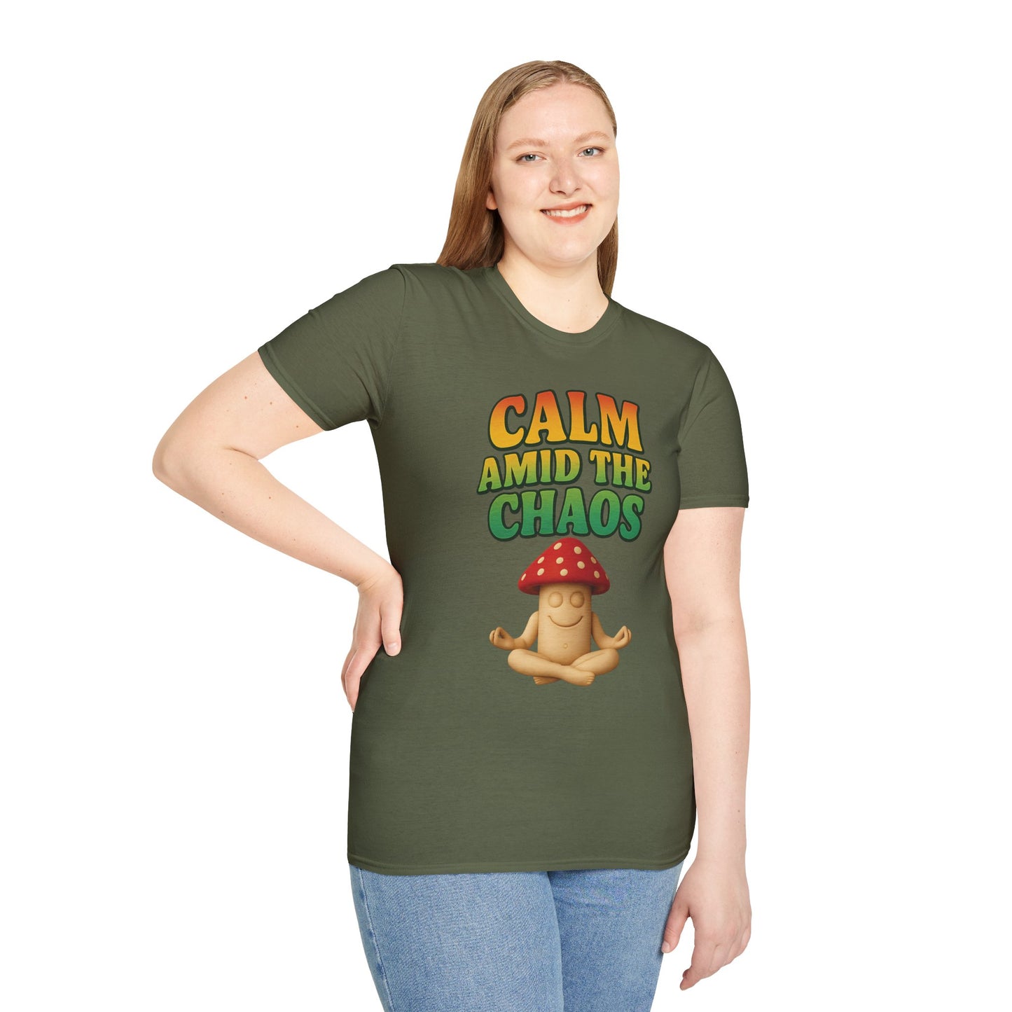 Calm Amid the Chaos Shirt, Stay Vigilant, Positive Vibes Clothing