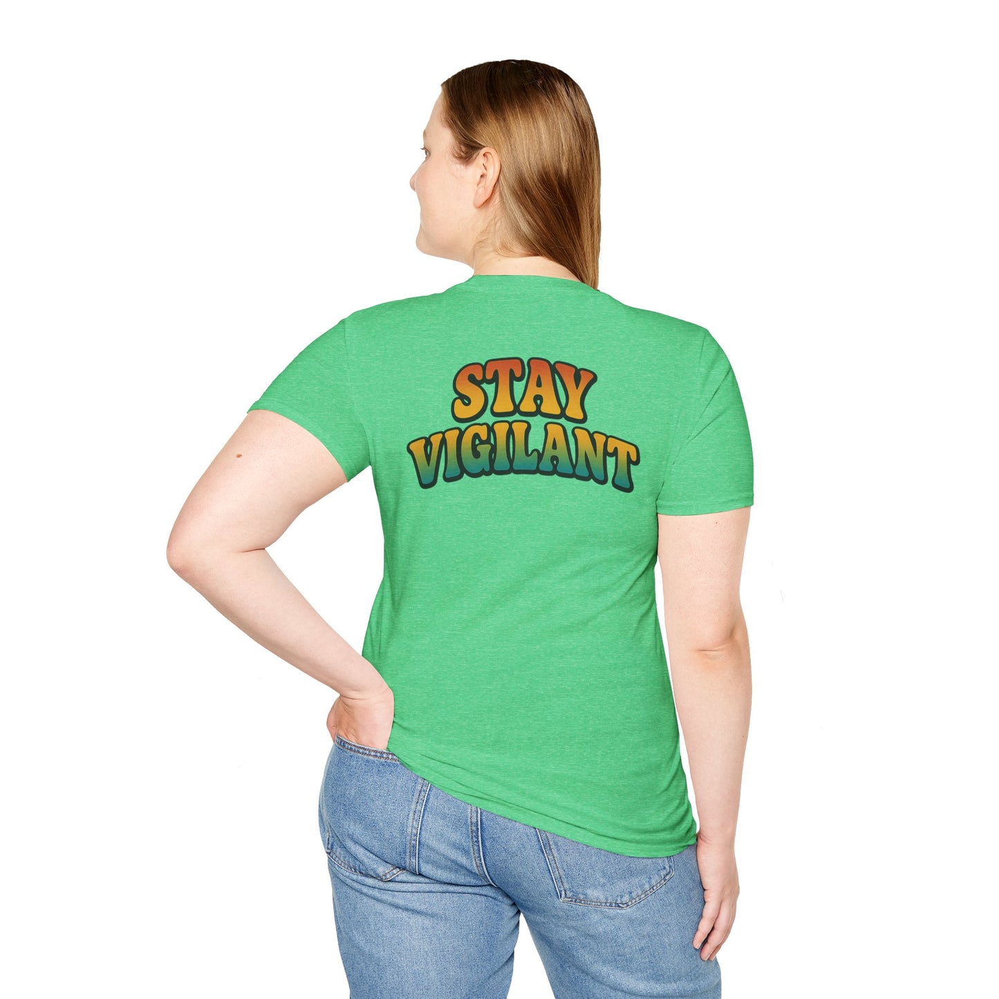 Calm Amid the Chaos Shirt, Stay Vigilant, Positive Vibes Clothing