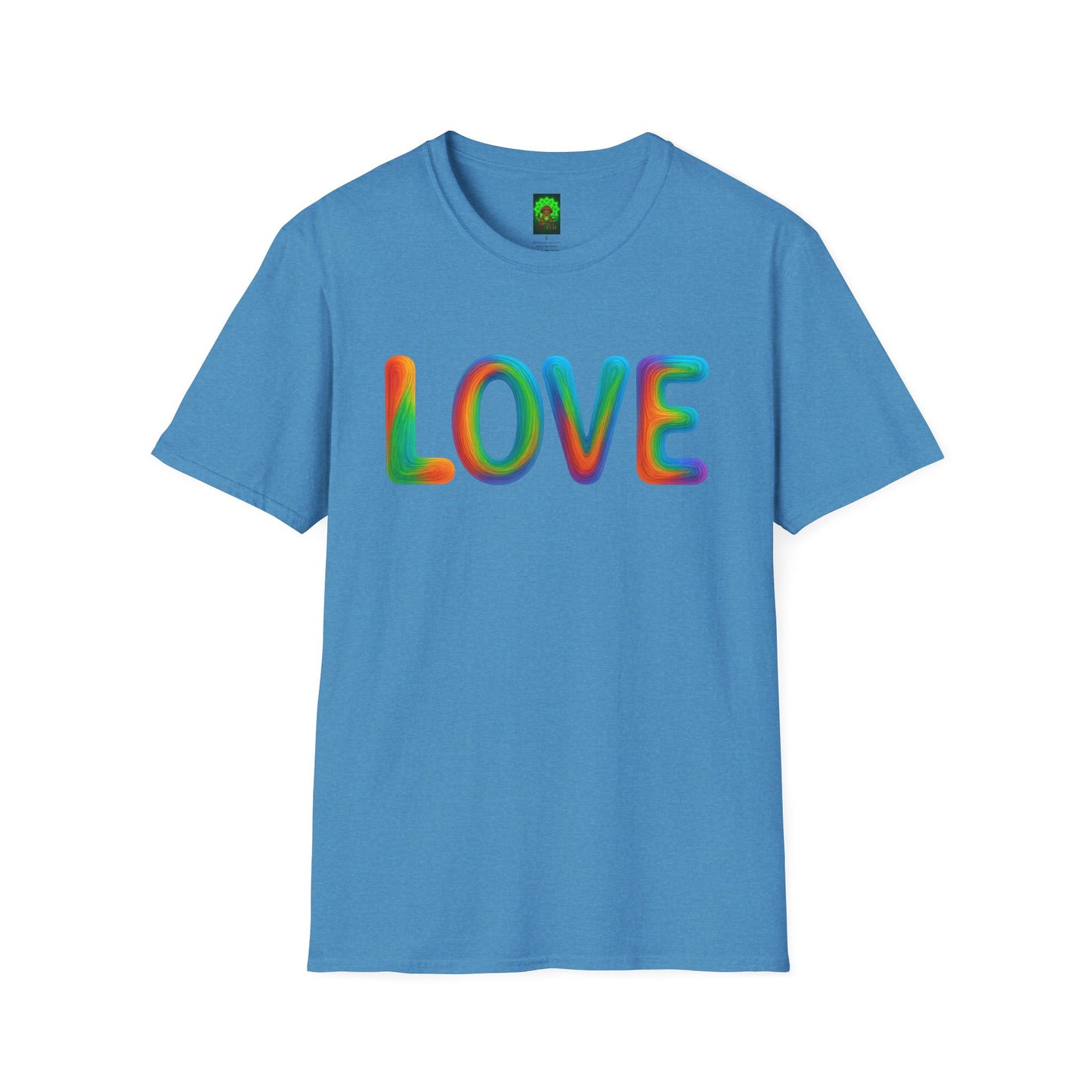 JEWELED LOVE & TRIPPY STITCH-Unisex T-Shirt for Fun & Casual Wear, Gift for Friends & Family, Birthday, Anniversaries