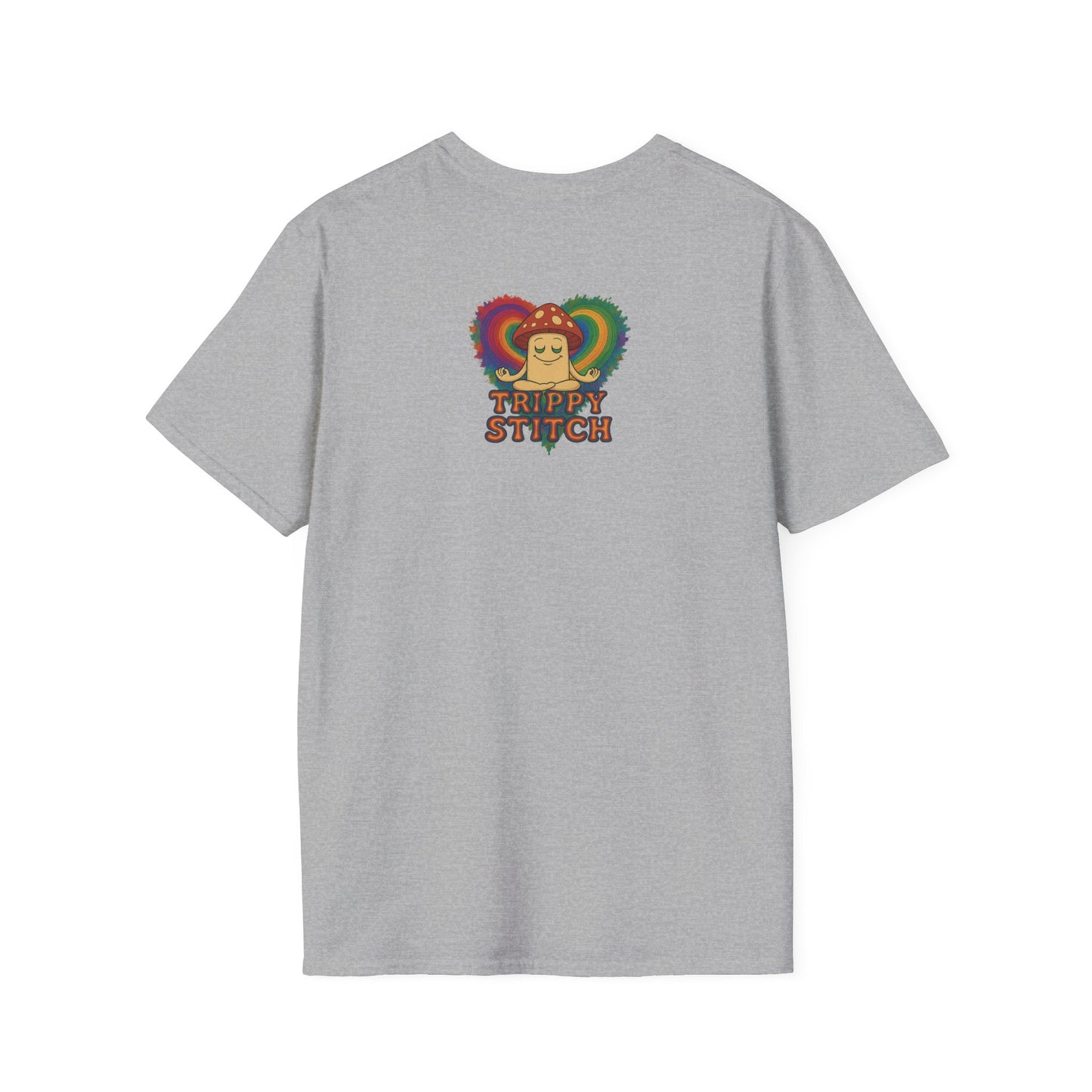 Kindness 💚❤️💙Softstyle T-Shirt, Colorful Graphic Tee, Positive Vibes Shirt, Cute Gift for Friends, Uplifting Fashion Statement