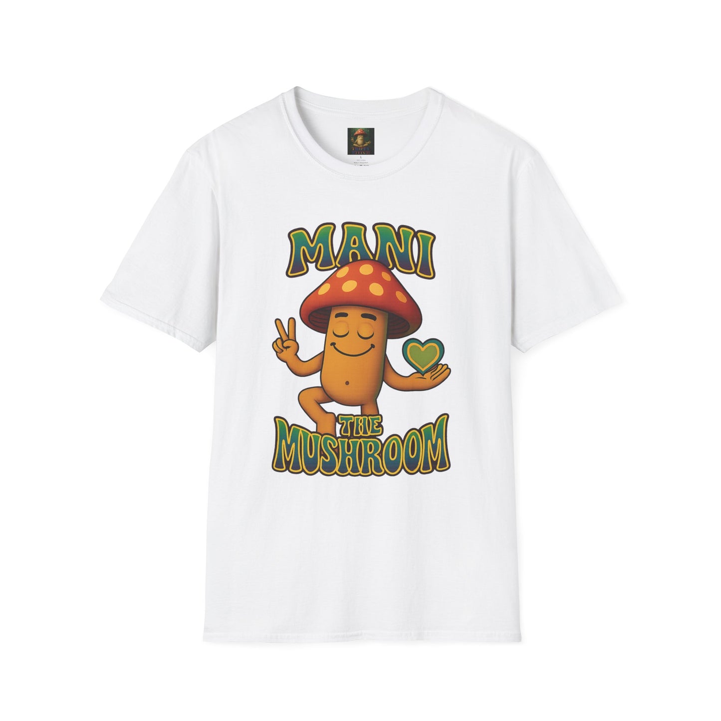 Mani the Mushroom Peace Love & Unity