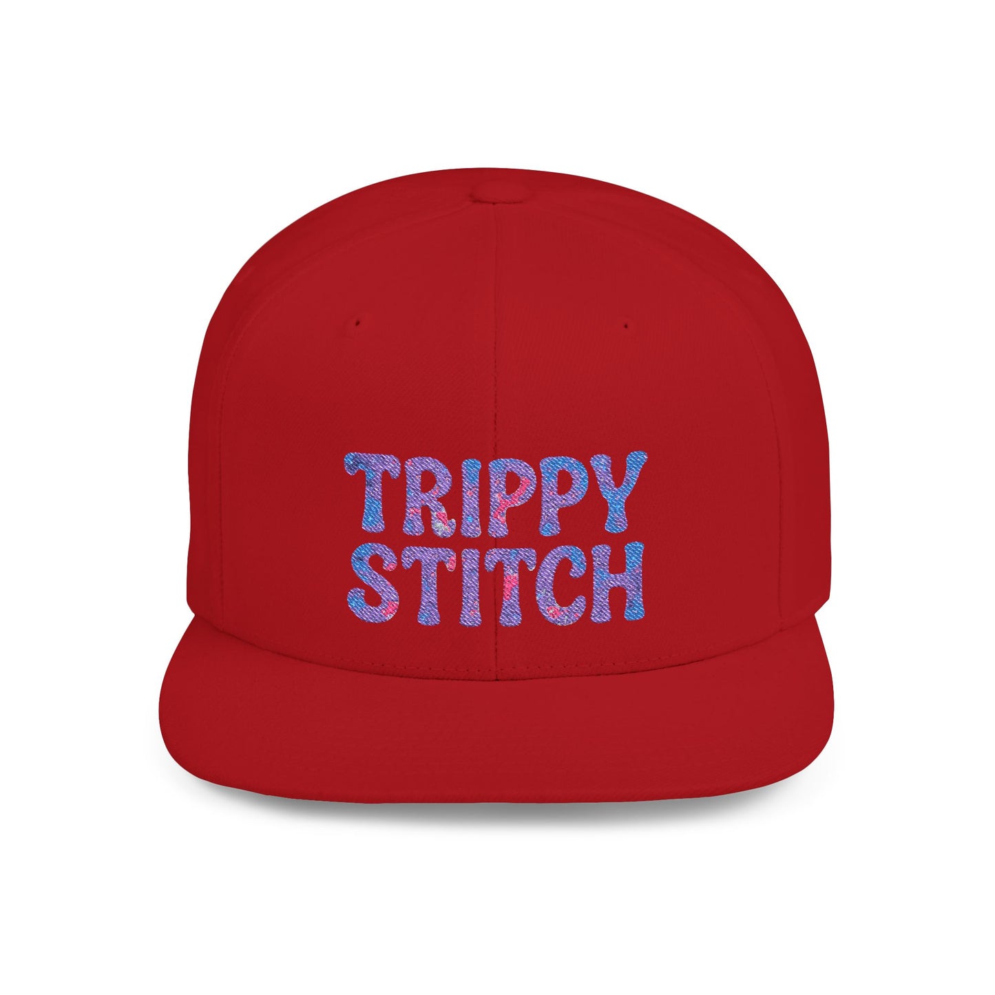 Trippy Stitch Cosmic⭐Flat Bill Snapback Hat