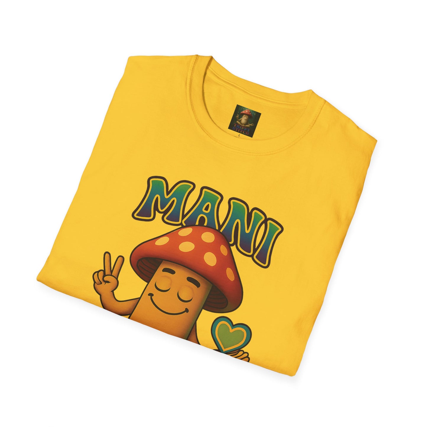 Mani the Mushroom Peace Love & Unity
