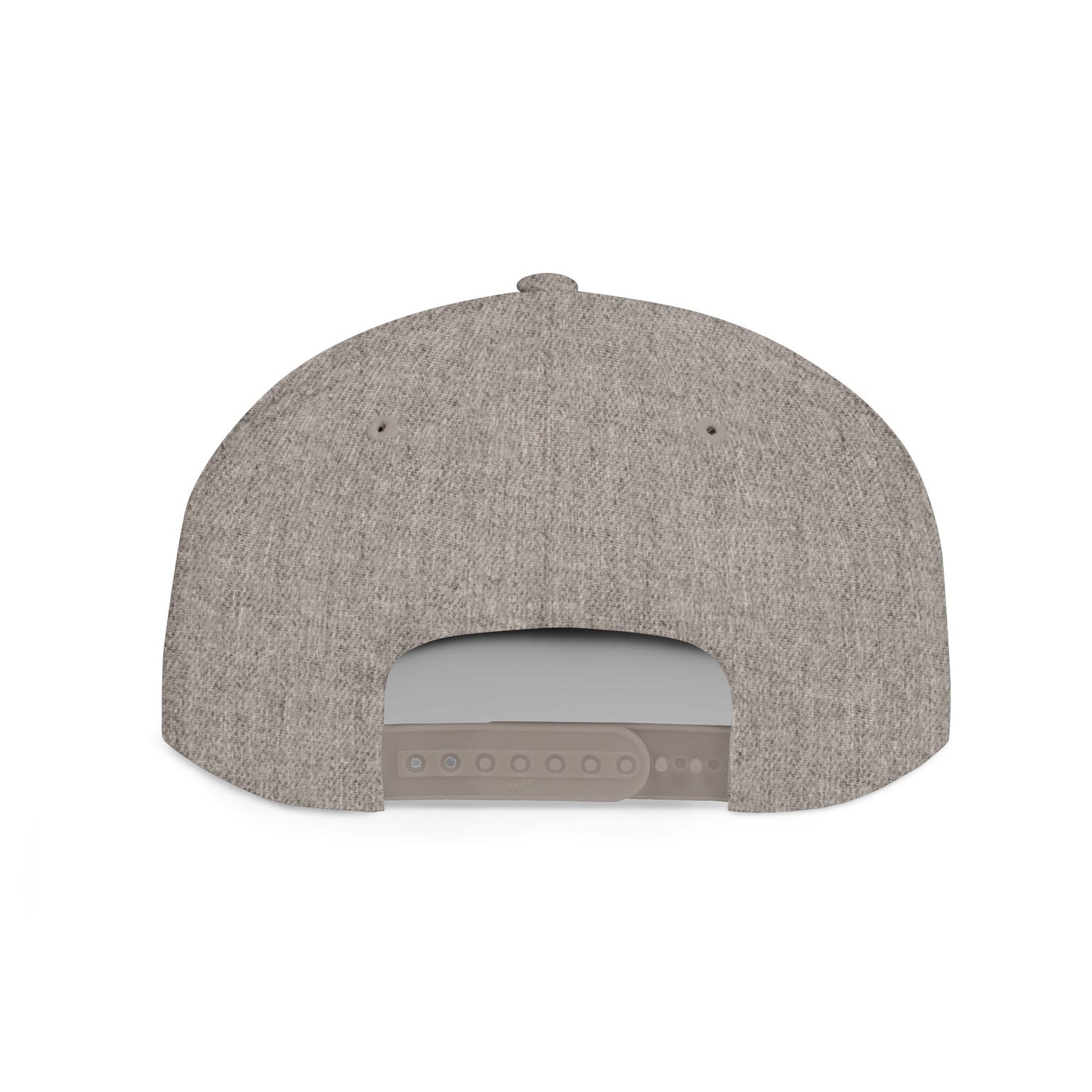 Trippy Stitch ALL WHITE FONT Flat Bill Snapback