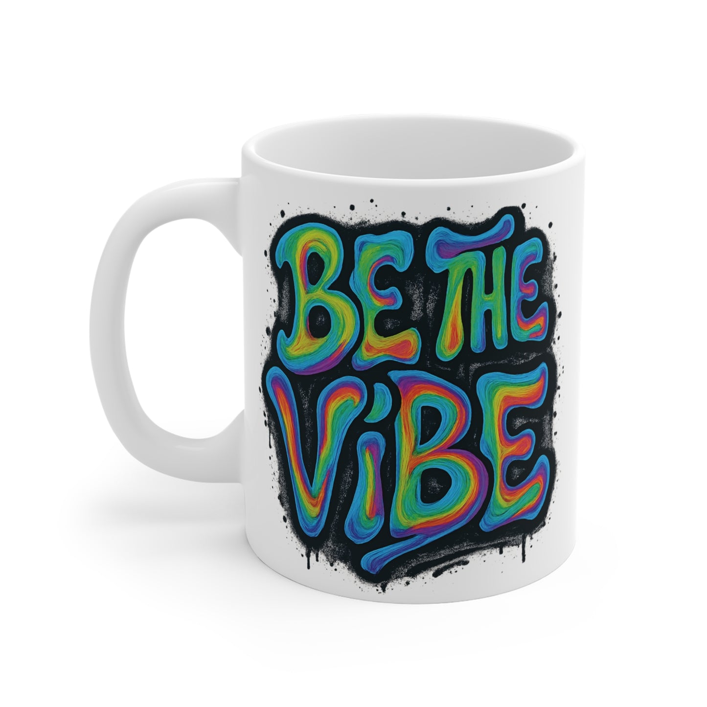Be The Vibe with Mani the Mushroom Coffee Mug
