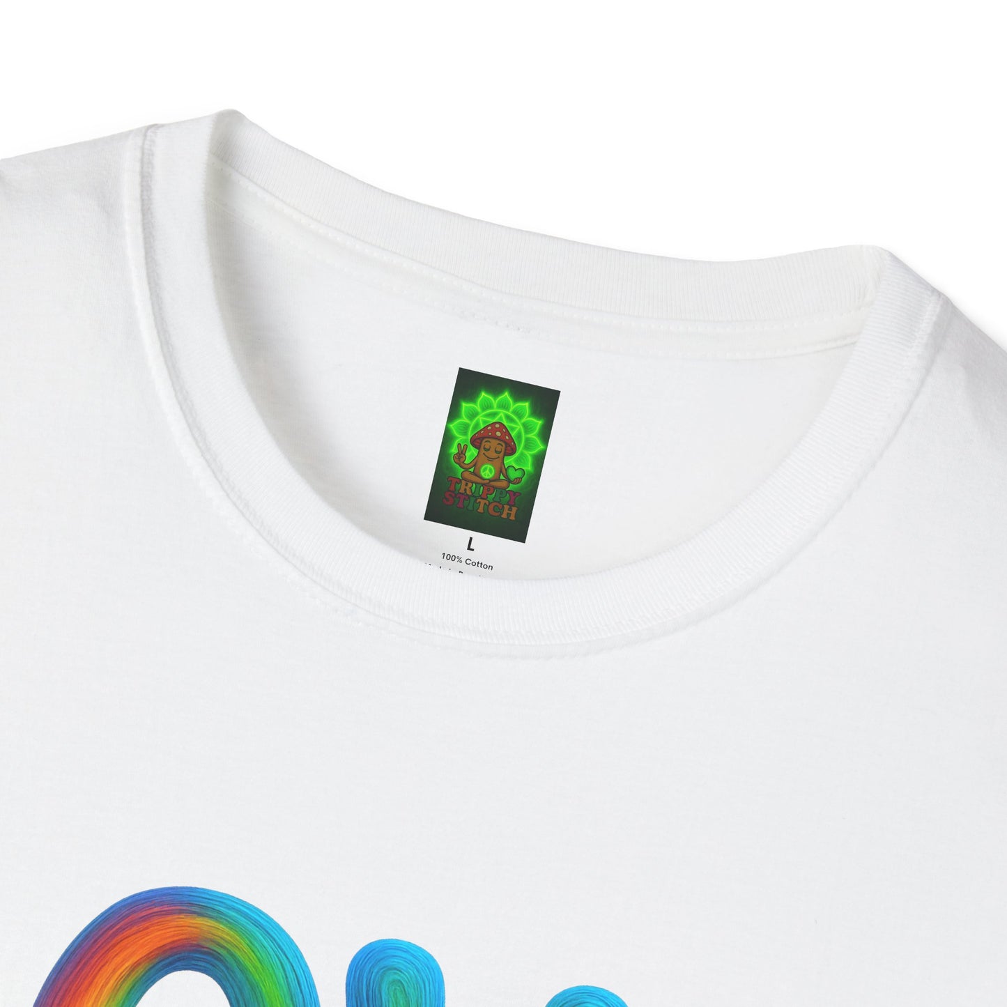 JEWELED LOVE & TRIPPY STITCH-Unisex T-Shirt for Fun & Casual Wear, Gift for Friends & Family, Birthday, Anniversaries