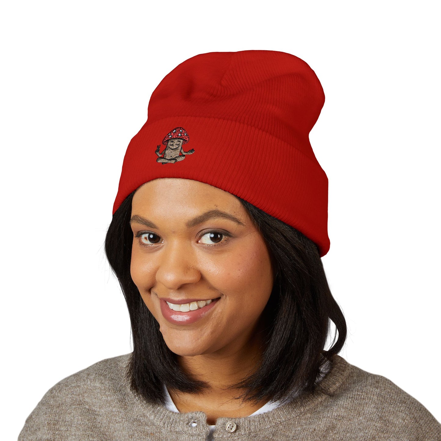 Mani the Mushroom π Cuffed Beanie