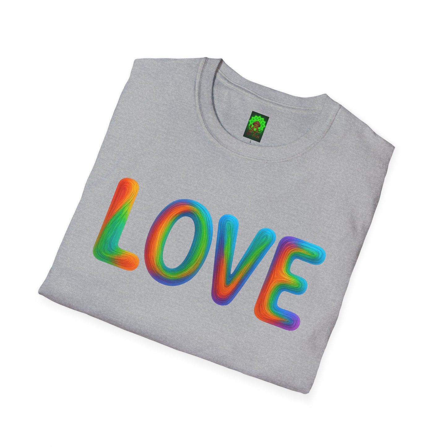 JEWELED LOVE & TRIPPY STITCH-Unisex T-Shirt for Fun & Casual Wear, Gift for Friends & Family, Birthday, Anniversaries