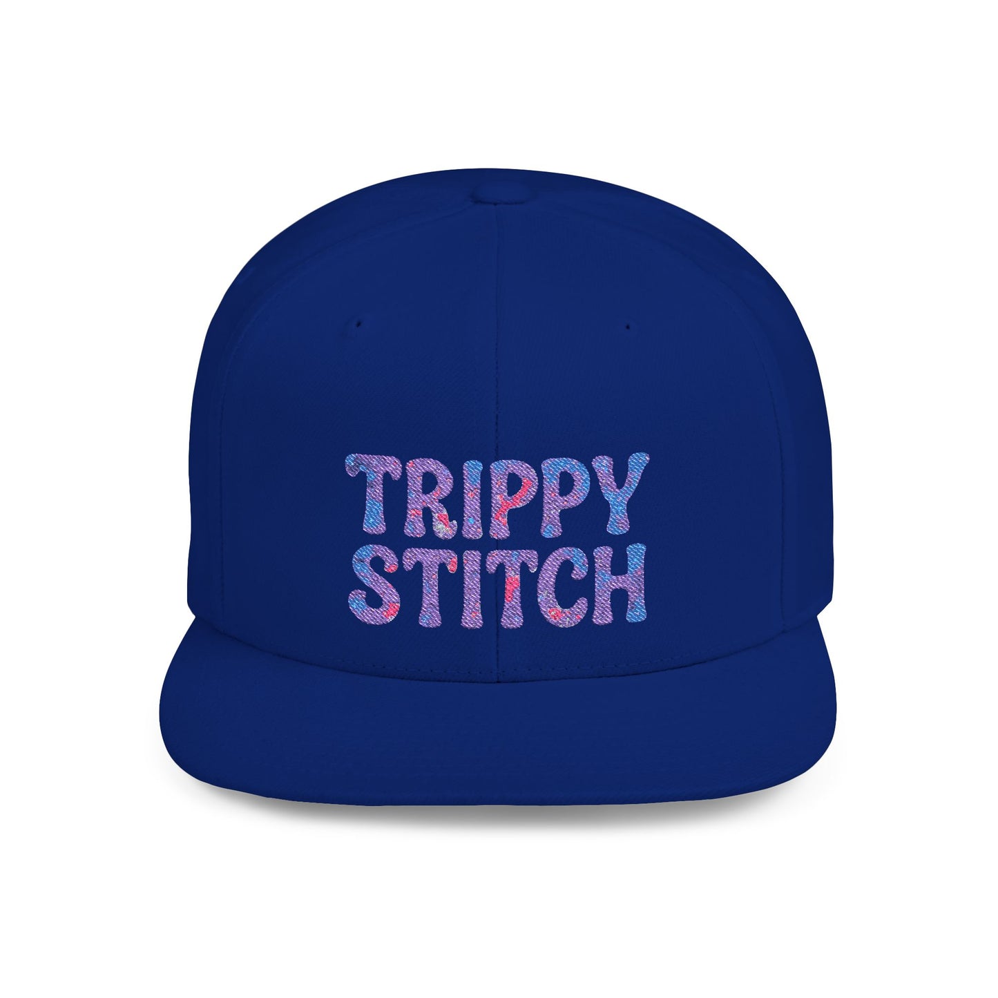 Trippy Stitch Cosmic⭐Flat Bill Snapback Hat
