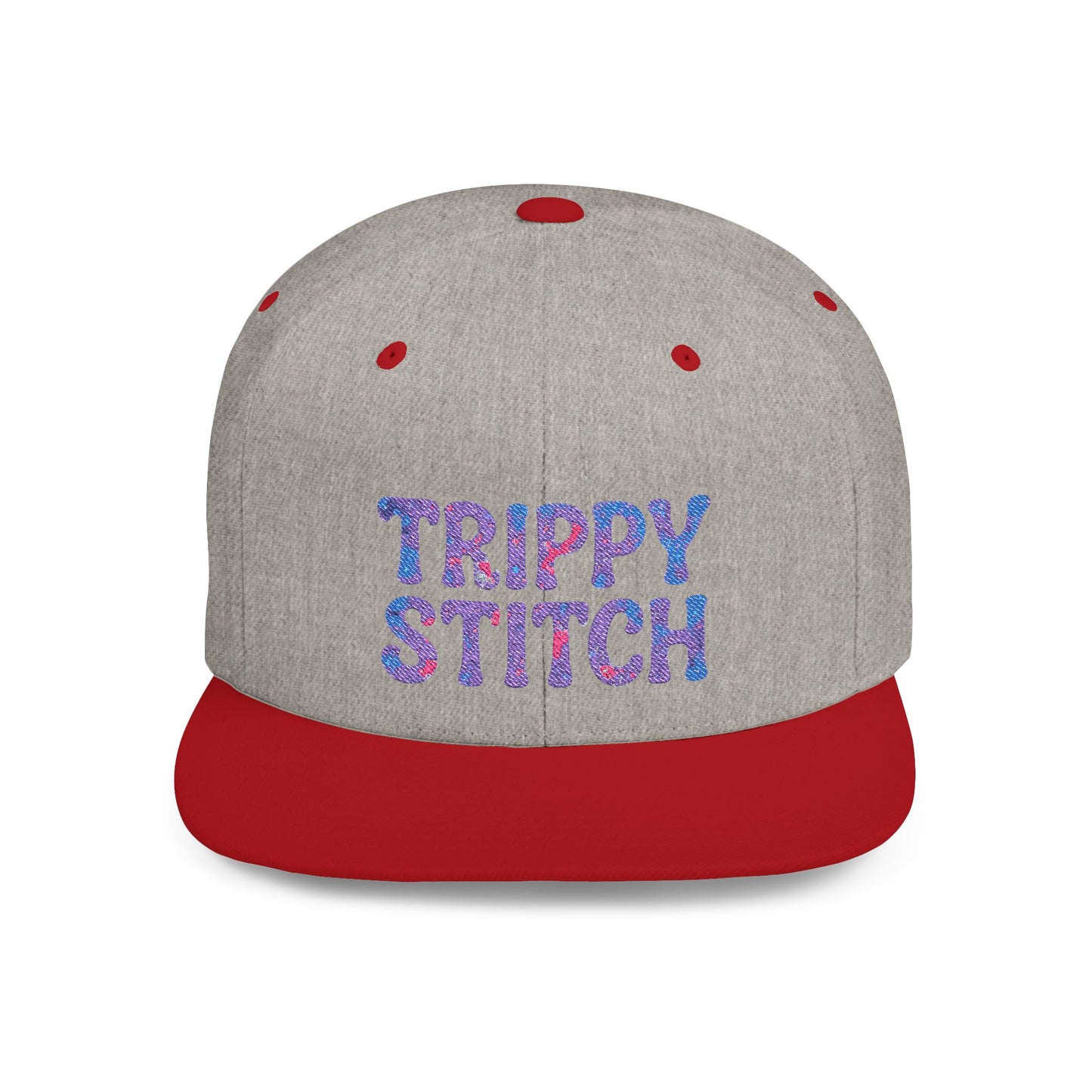 Trippy Stitch Cosmic⭐Flat Bill Snapback Hat